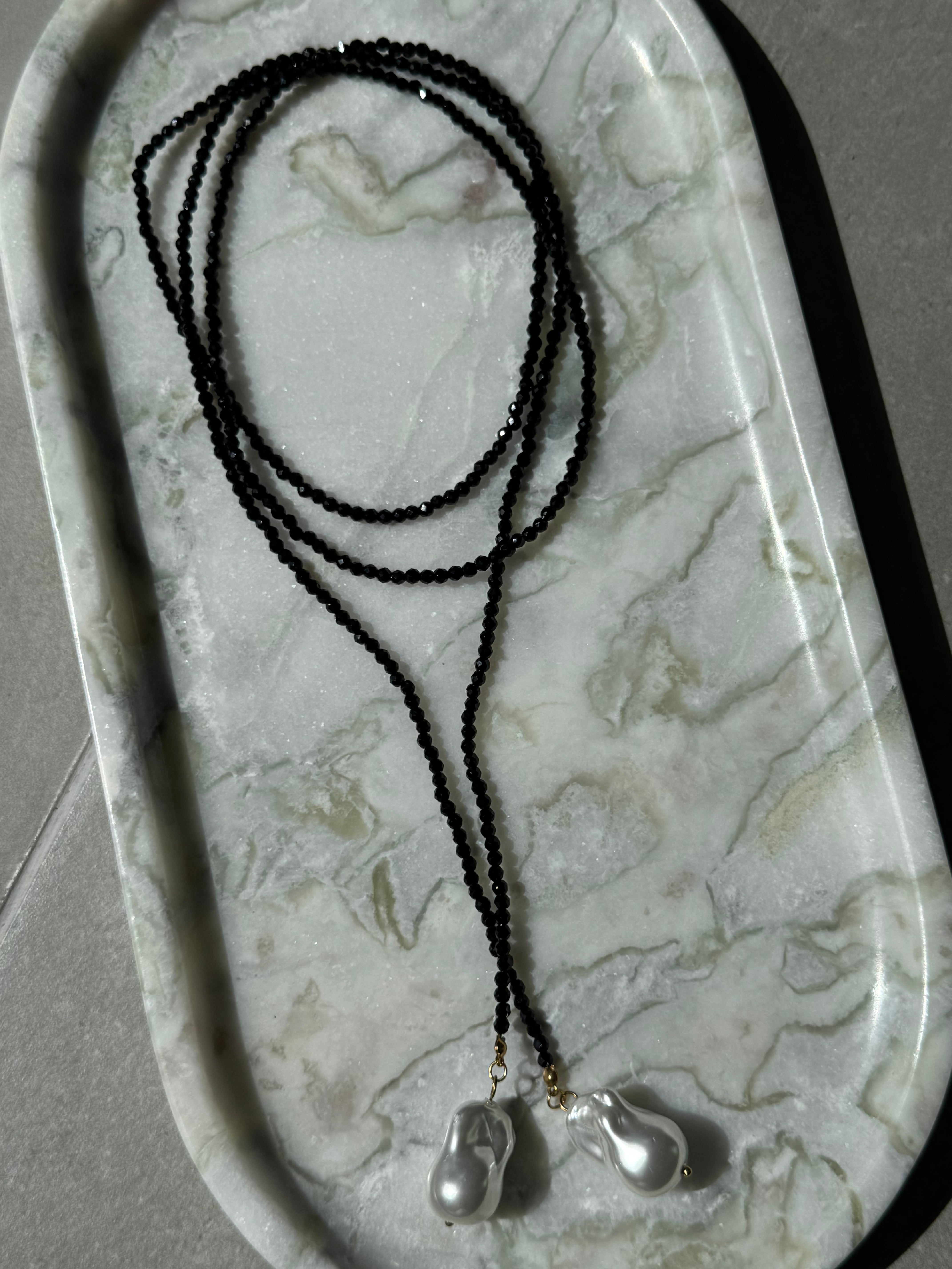 Black Pearls Necklace