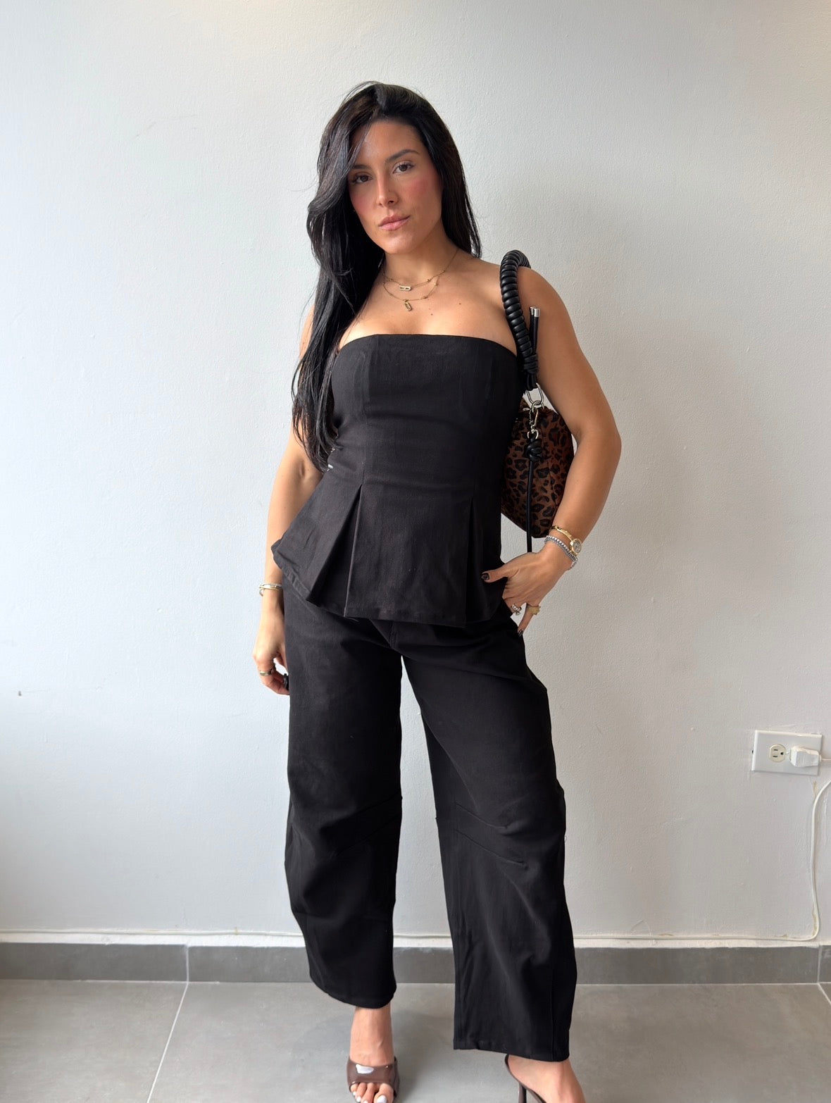 Black Denim Set