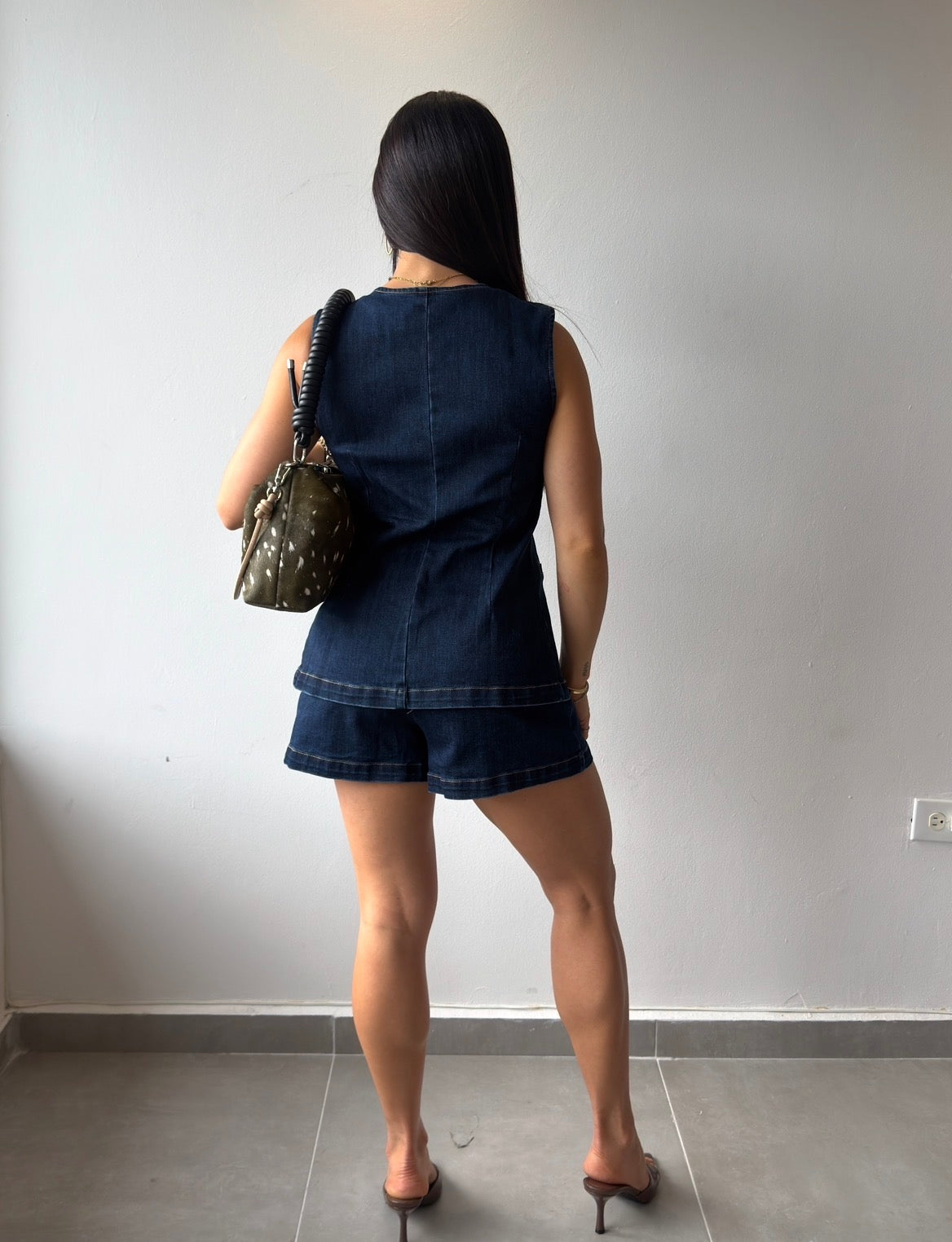 Dark Denim Vest