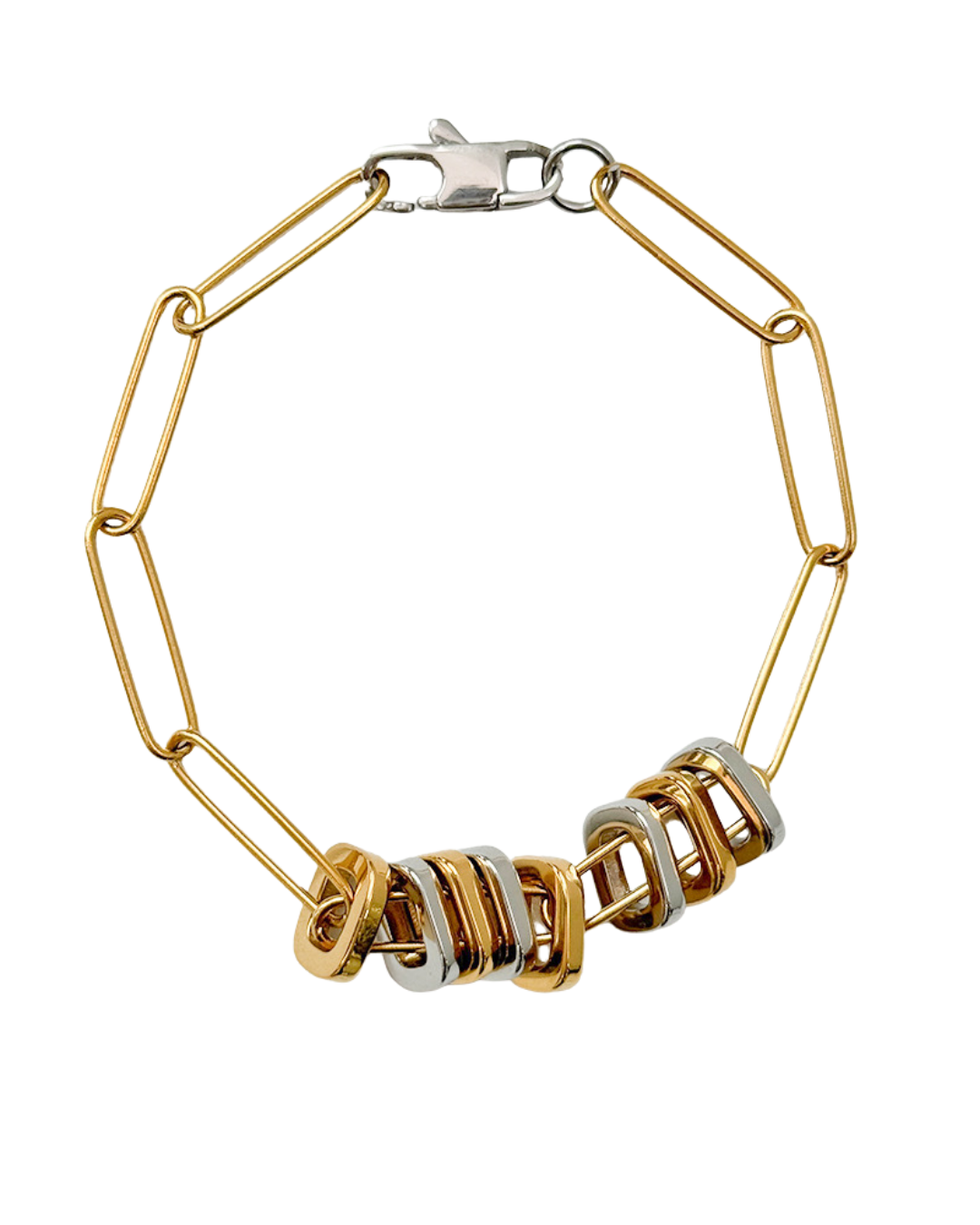 Two Tone Links Bracelets