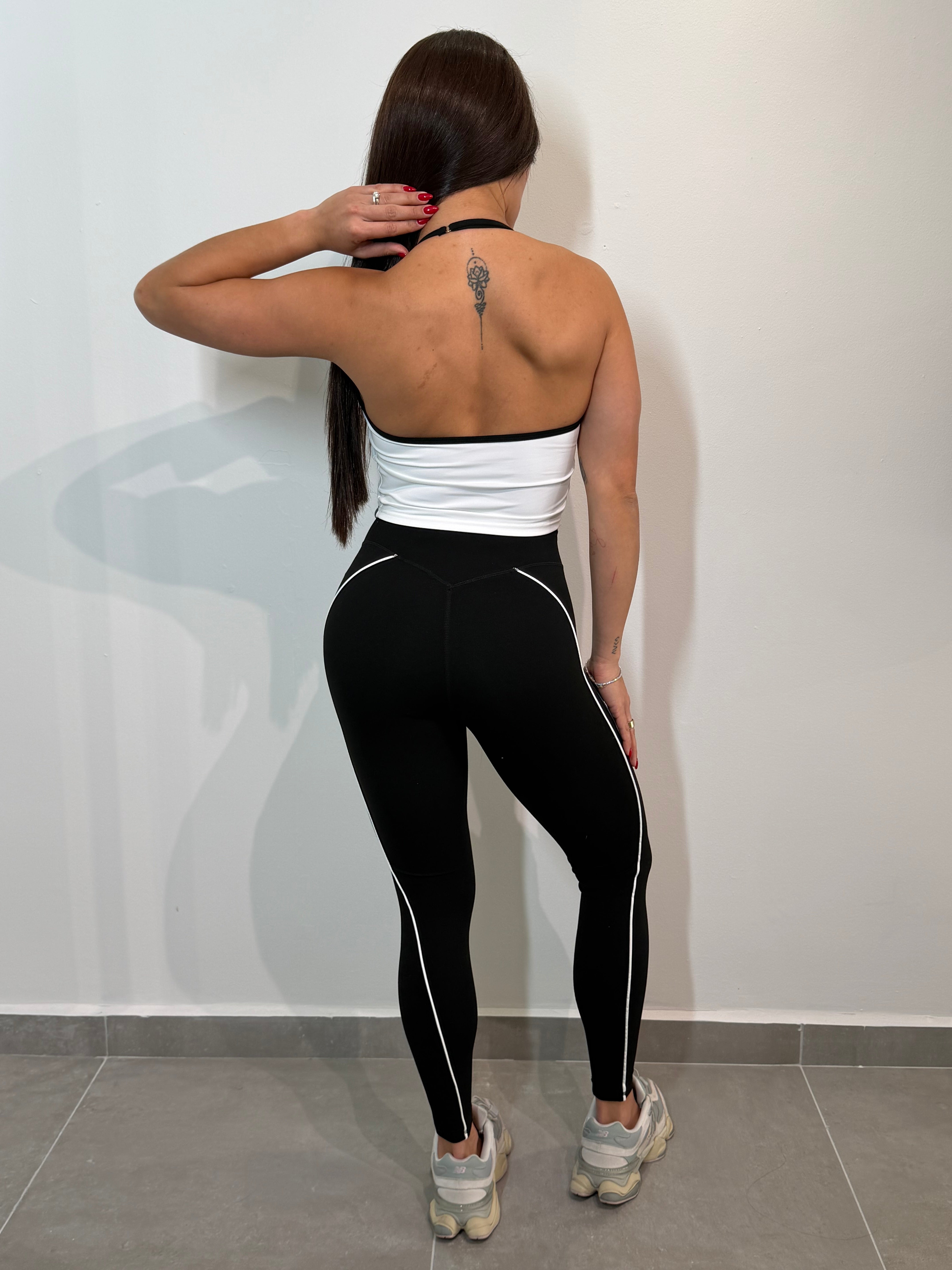 Black and White Legging Set