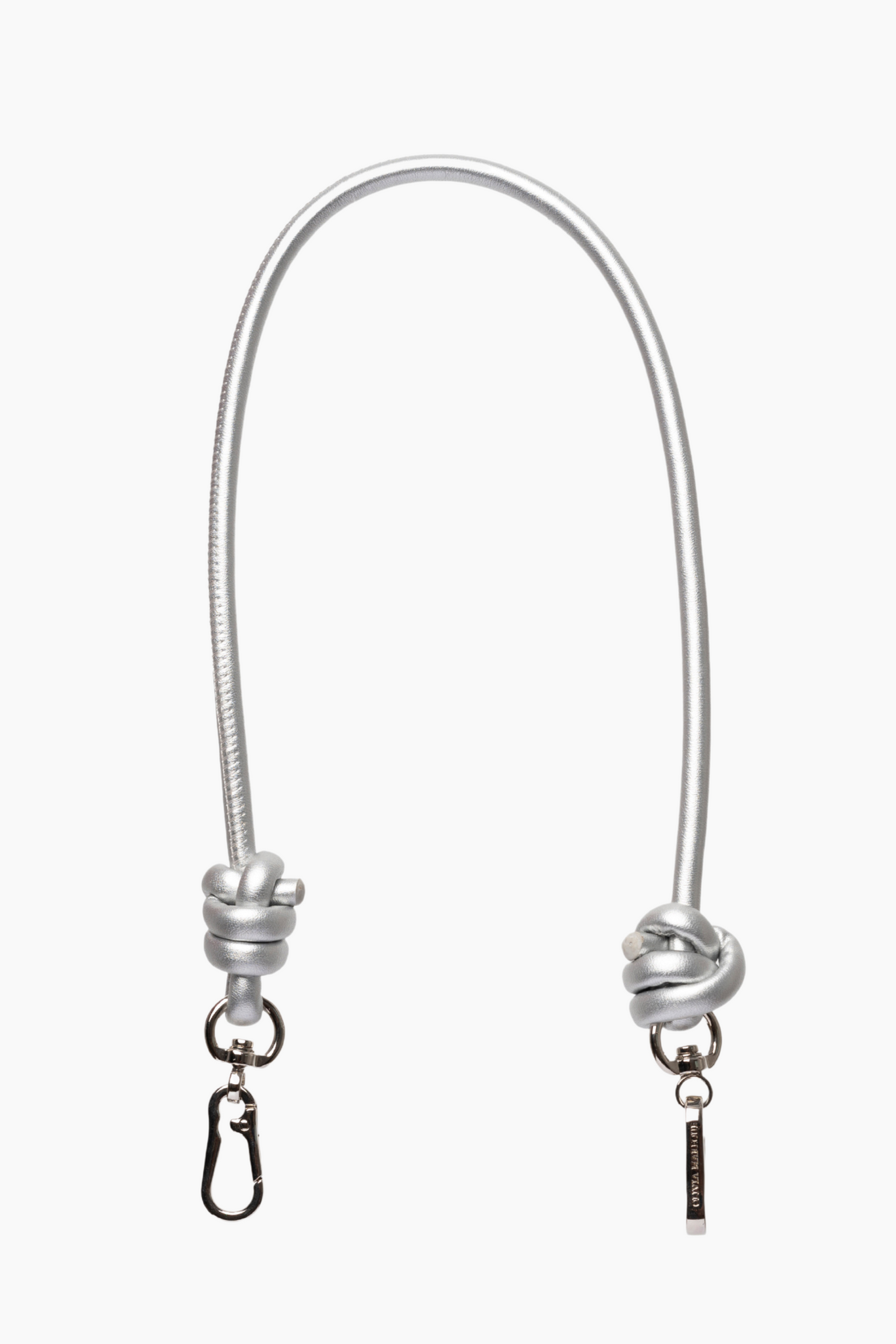 Cadena Piel Nudo 'Hombro'-Plata