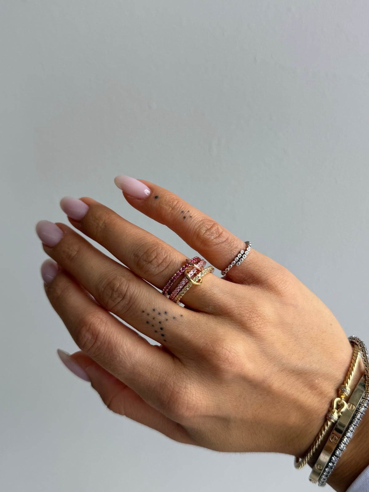 Pink Layered Ring