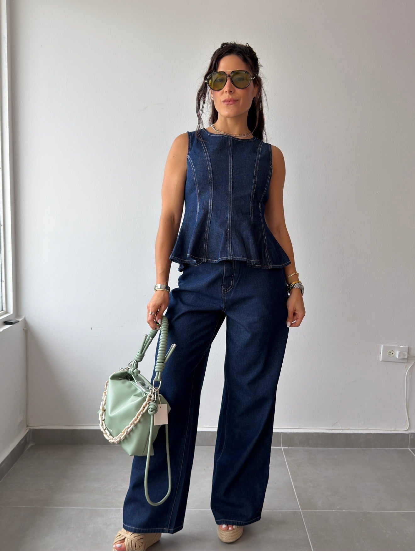 Dark Denim Set