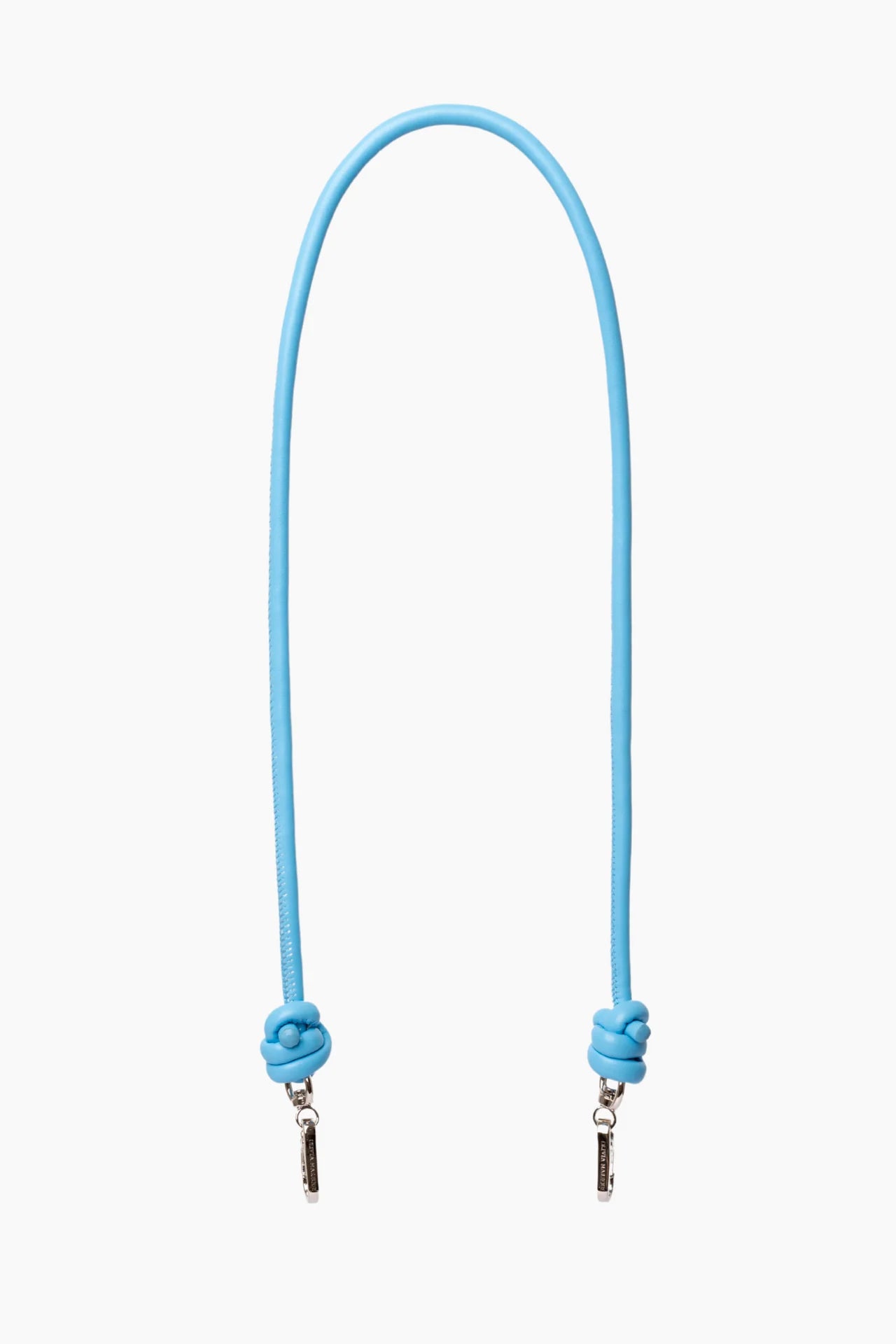 Cadena Piel Nudo 'Crossbody'-Azul Claro