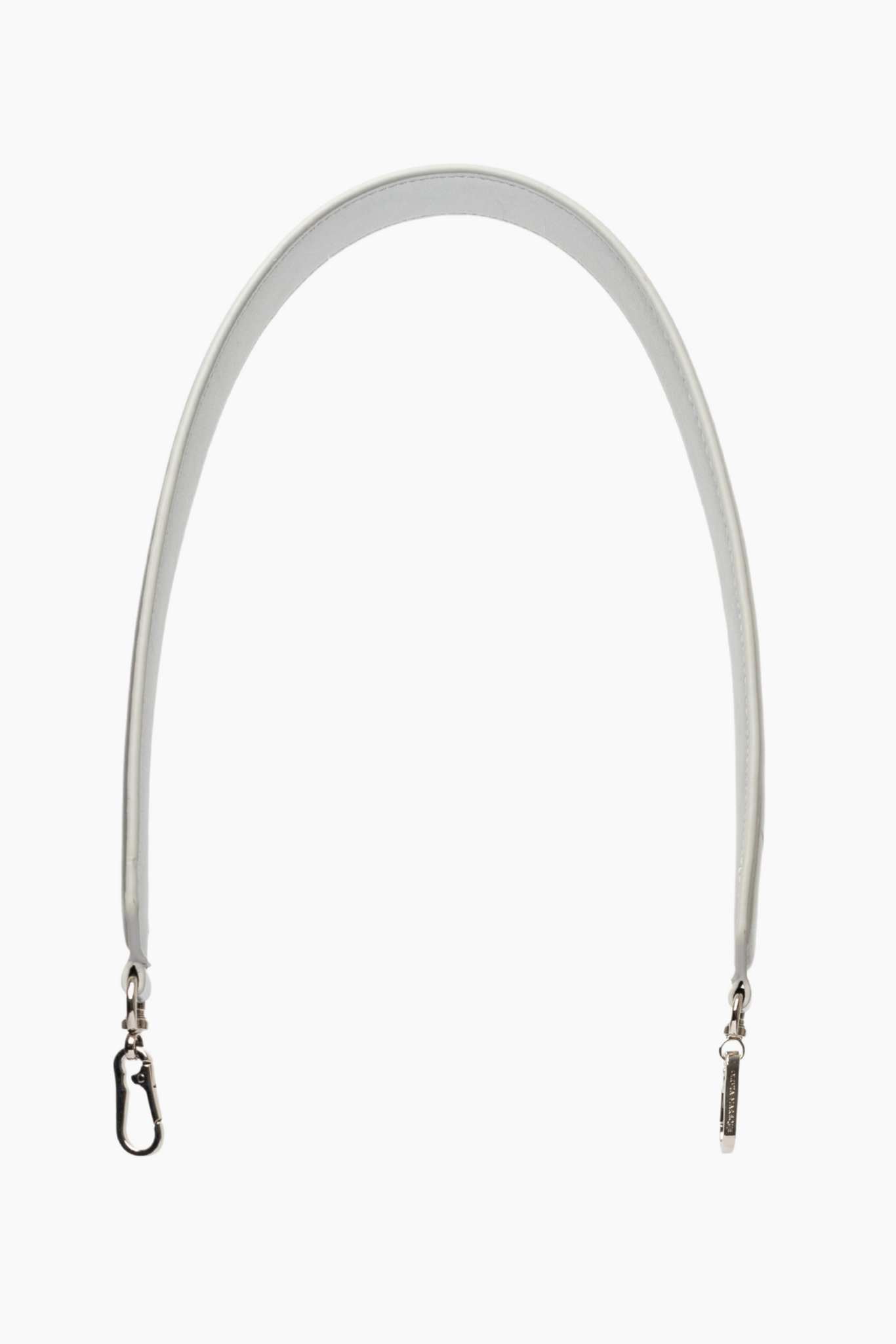 Cadena Piel Plana 'Hombro'-Plata