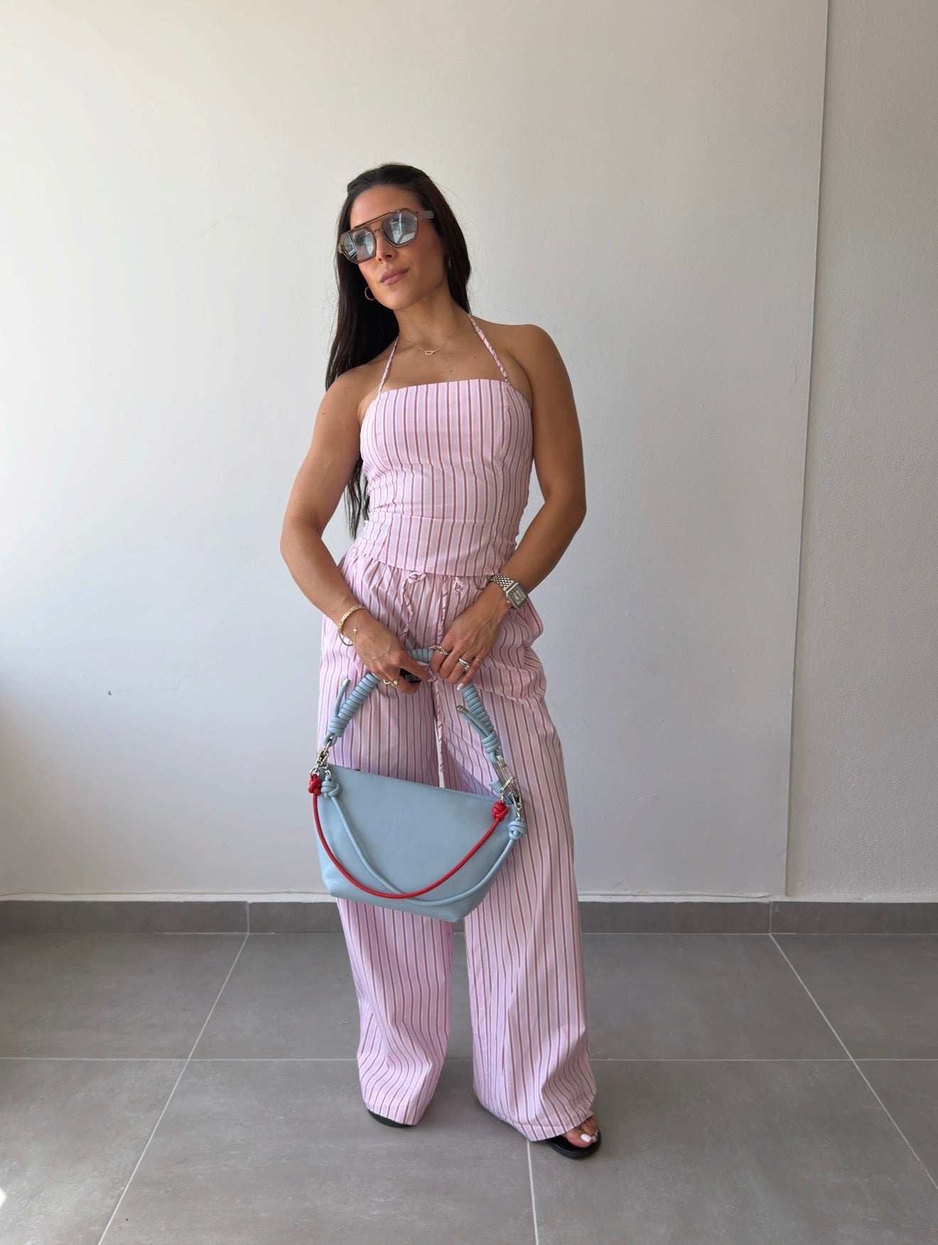 Pink Stripes Set