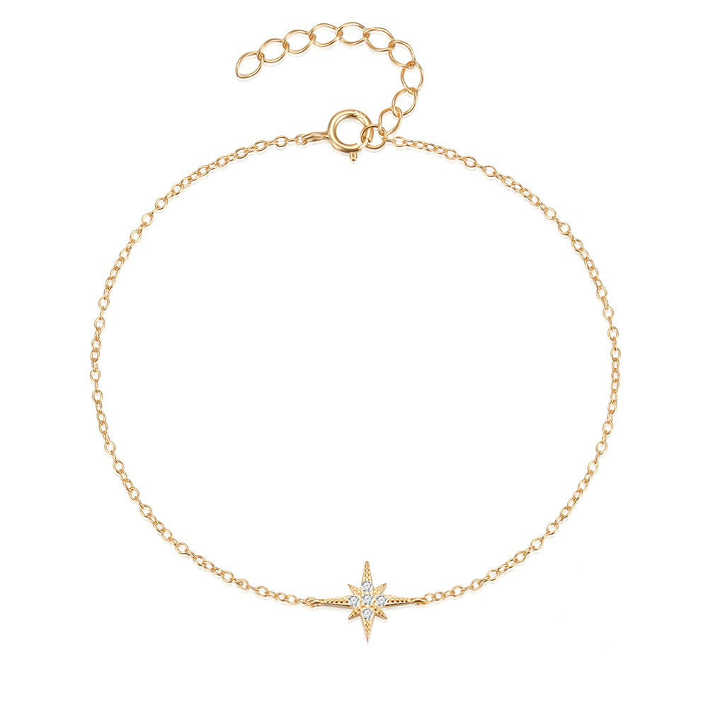 Star Thin Chain Bracelet