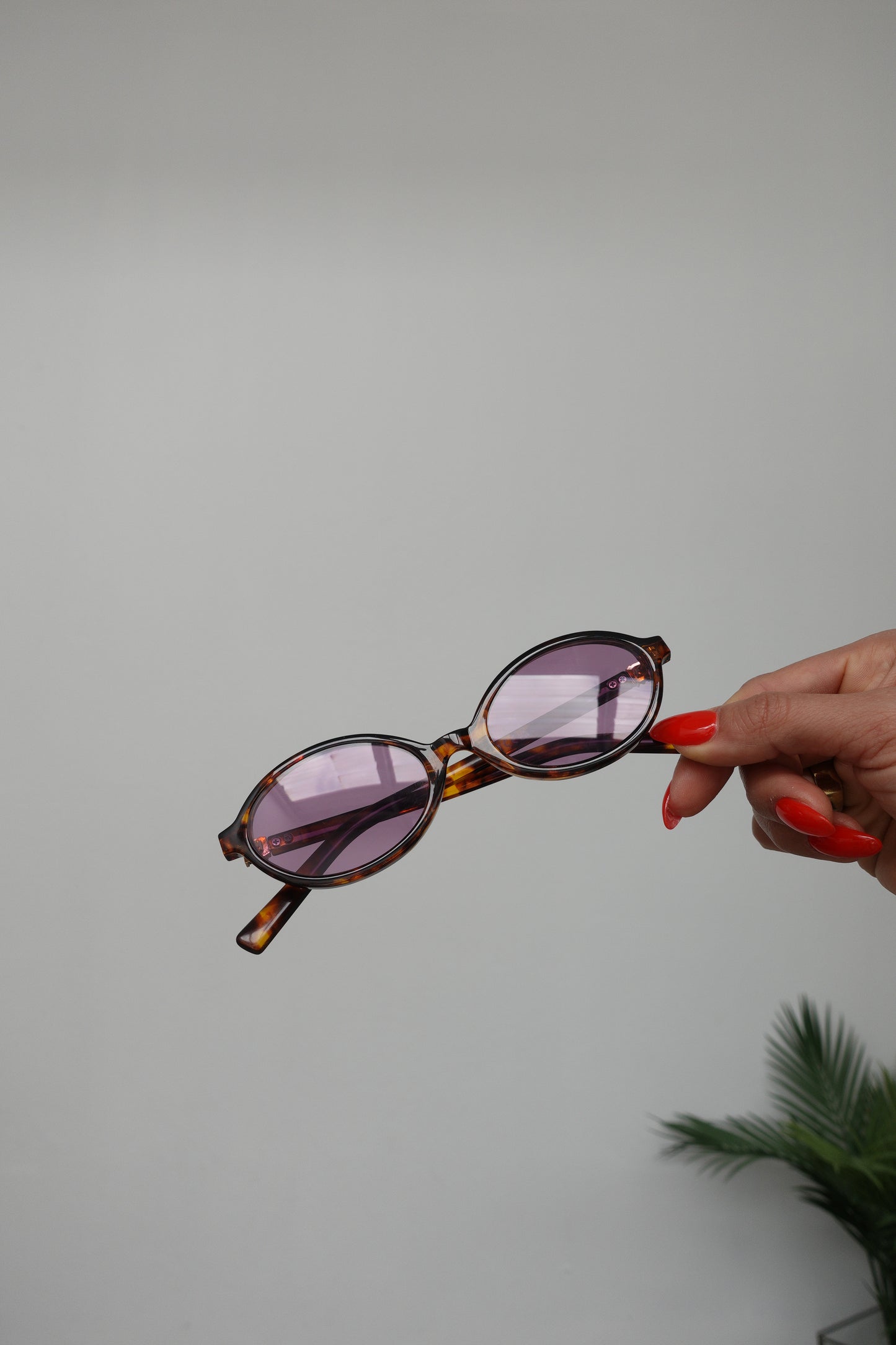 Trendy Pink Lense Sunglasses