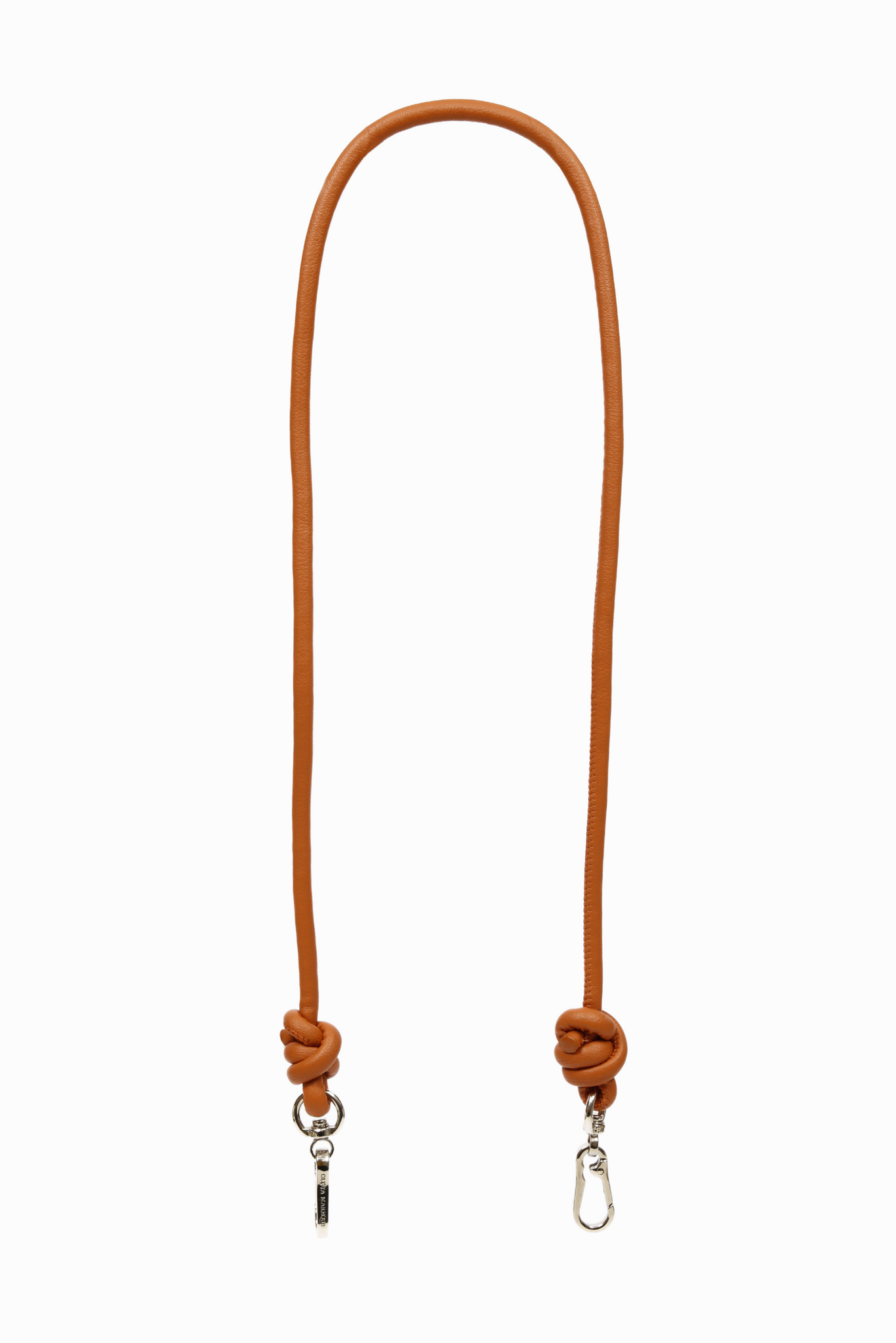 Cadena Piel Nudo 'Crossbody'-Marrón