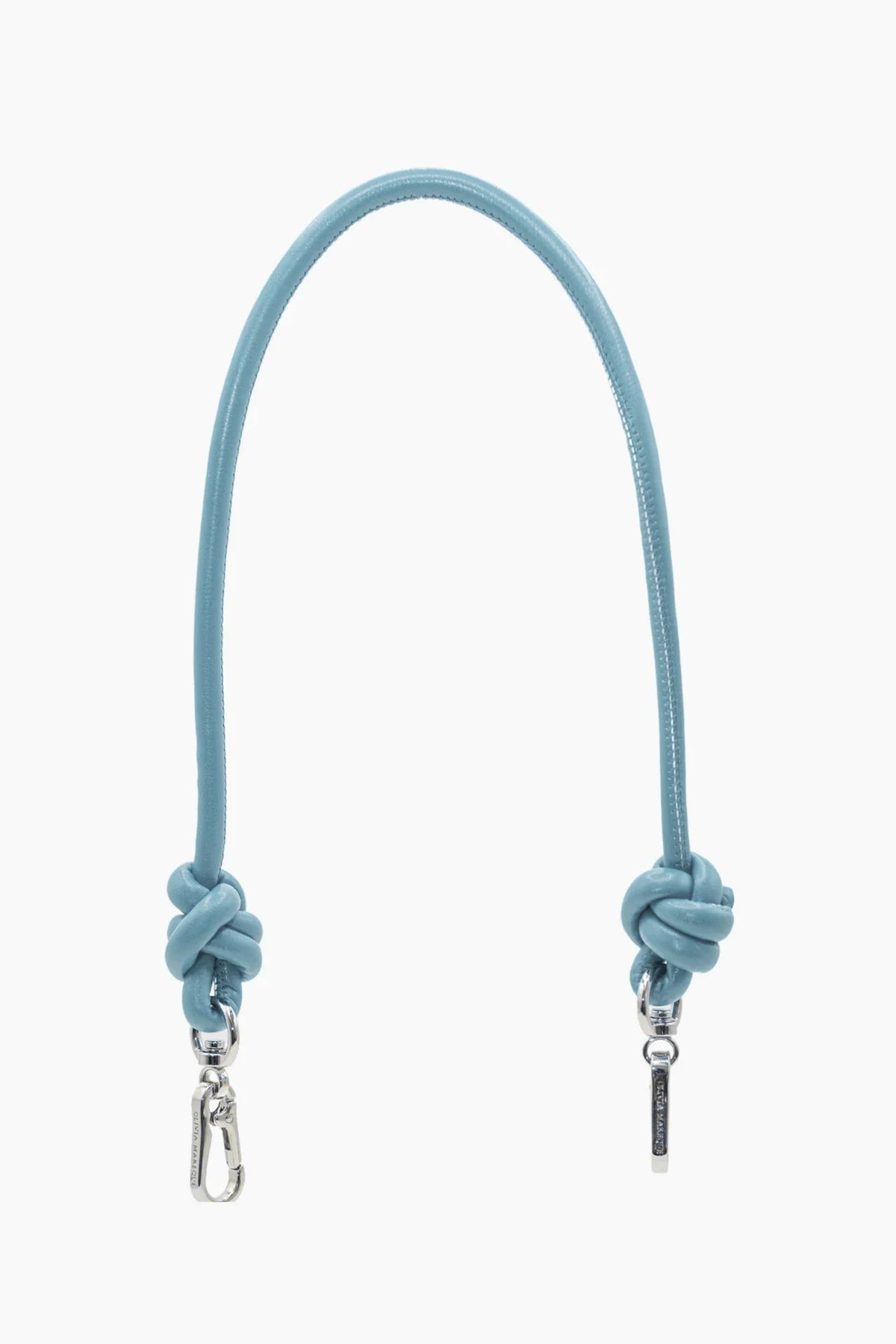 Cadena Piel Nudo 'Hombro'-Azul Claro