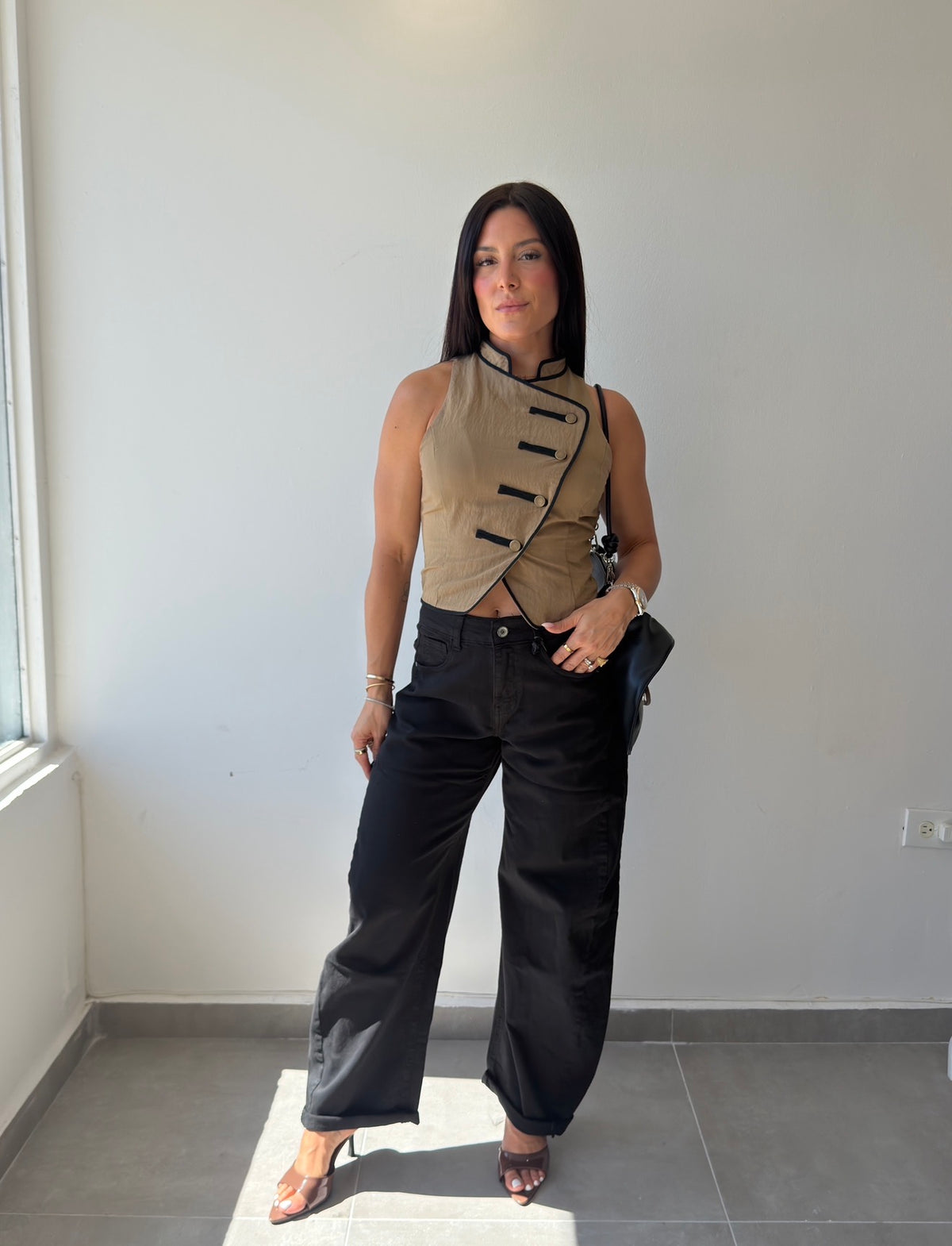 Black Barrel Jeans