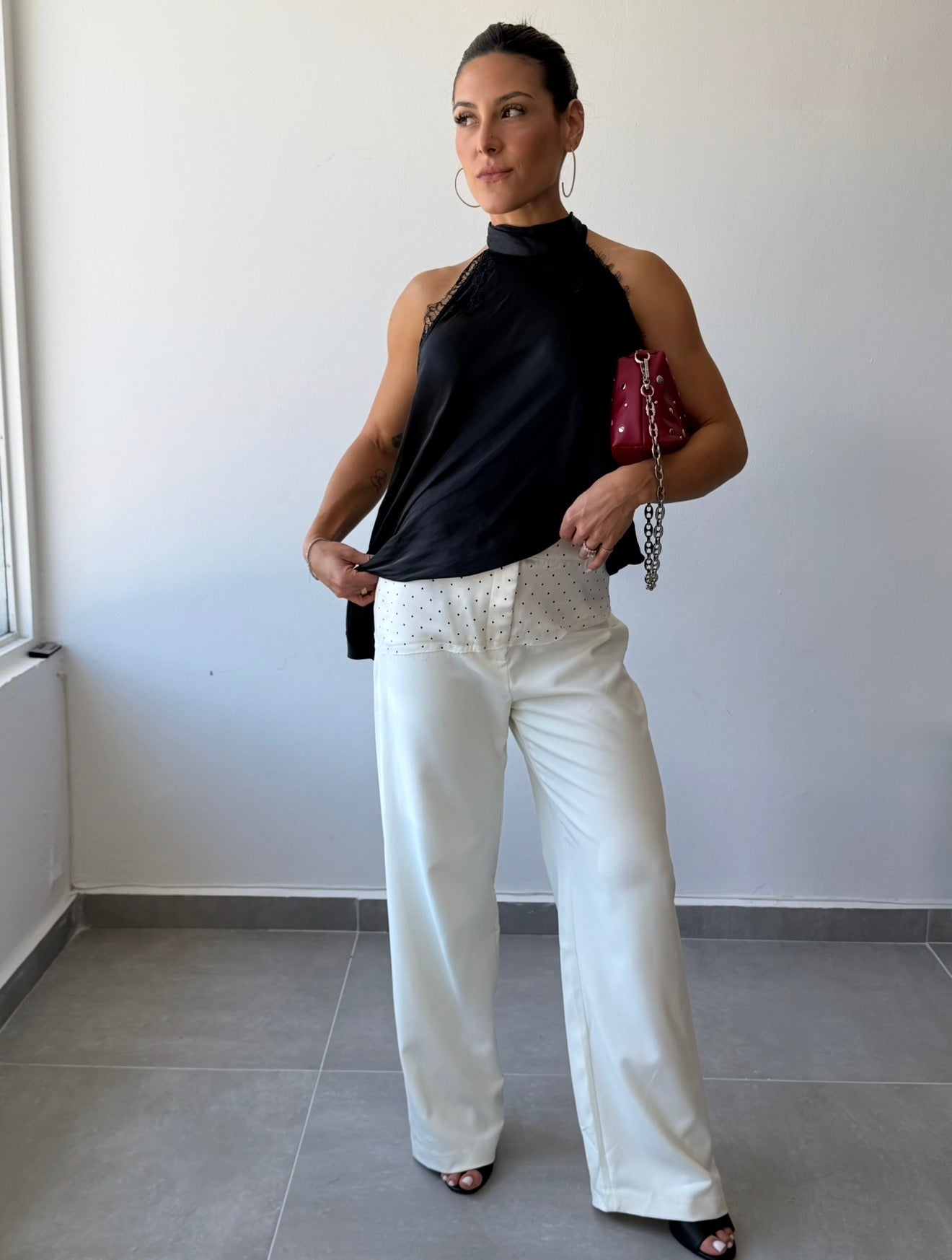 Ivory Combo Trousers