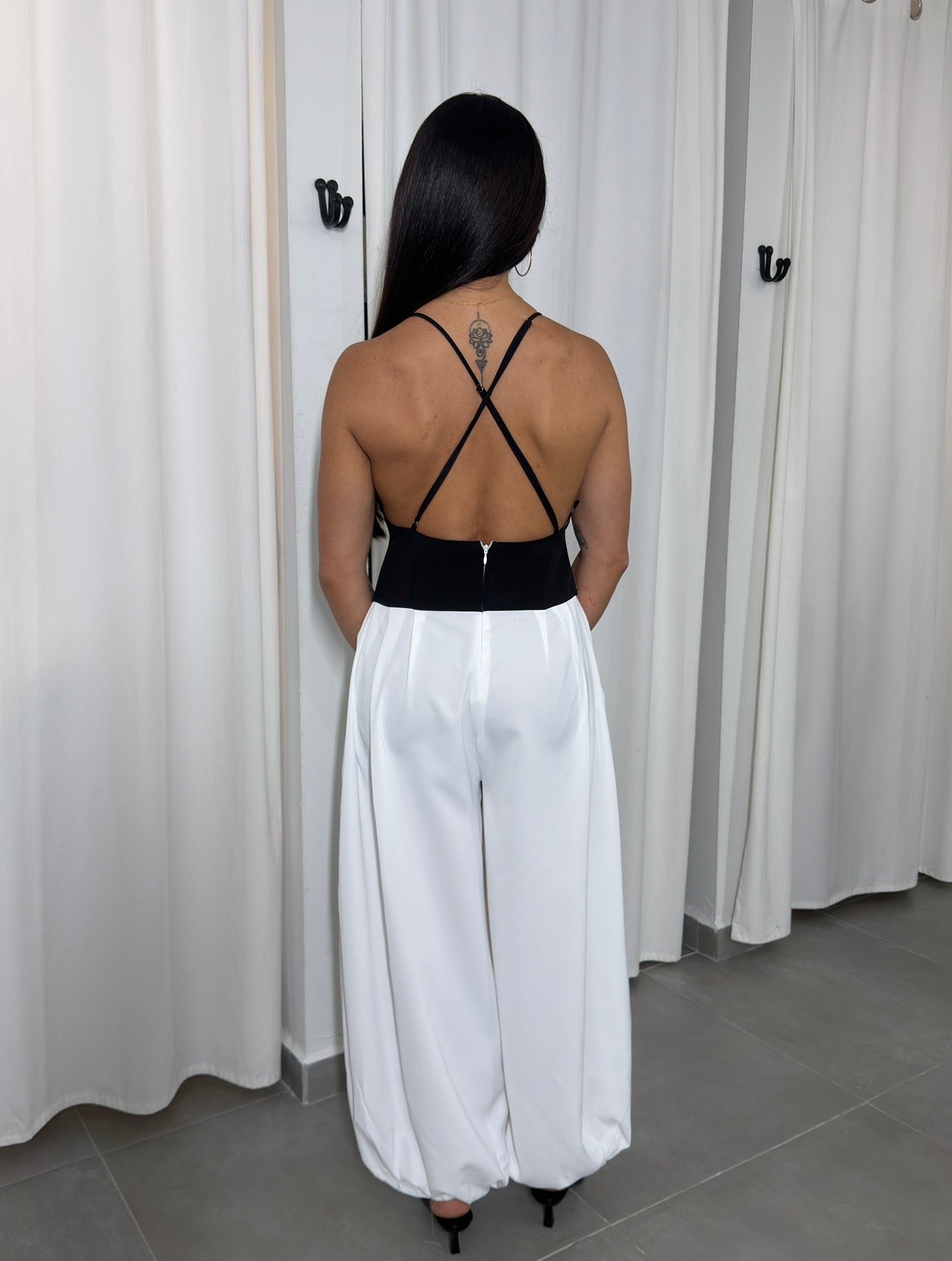 Black and White Jumpsuit