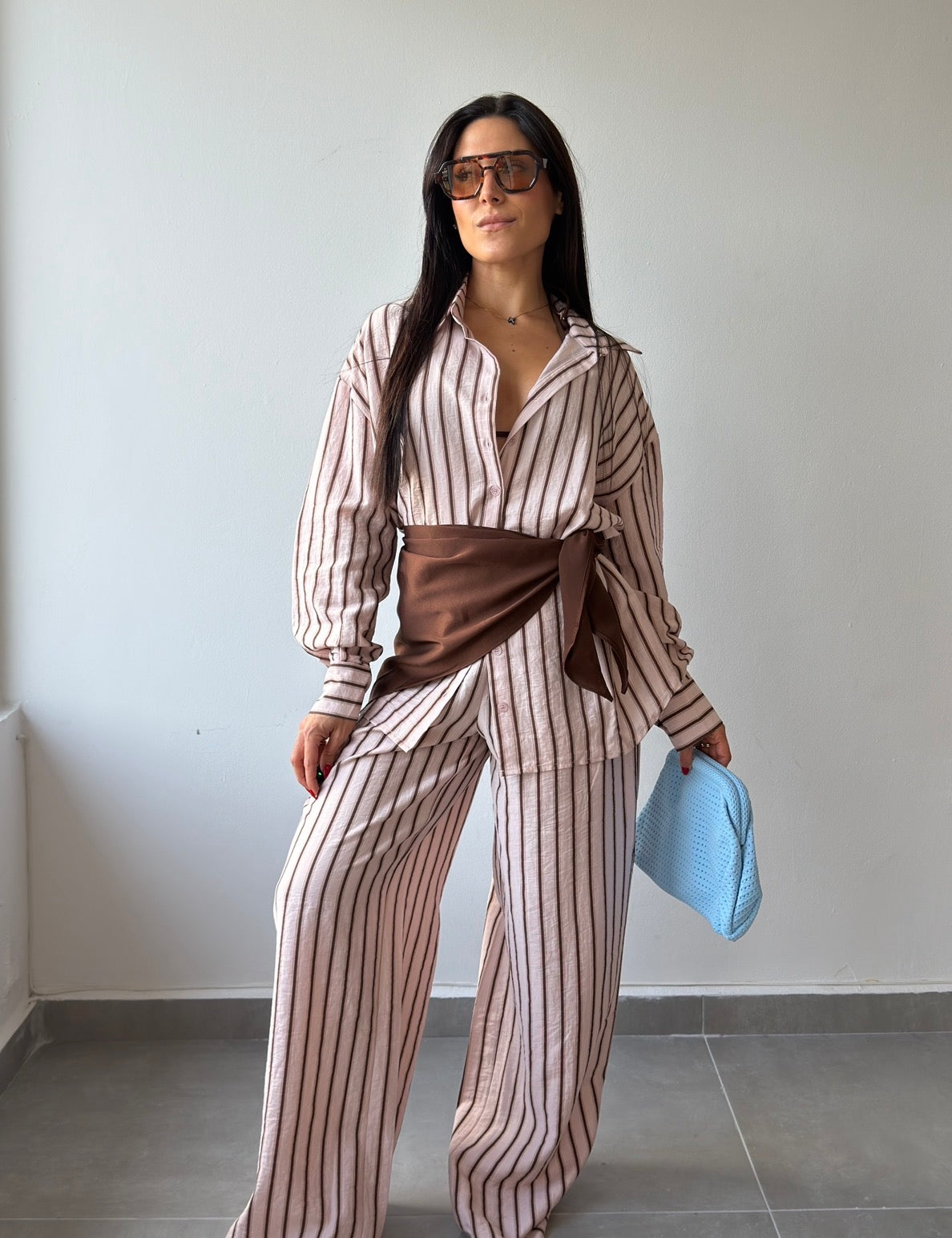 Pink Stripes 3 Piece Set
