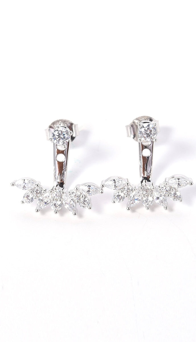 Sterling Silver Earrings-Multi Way Studs