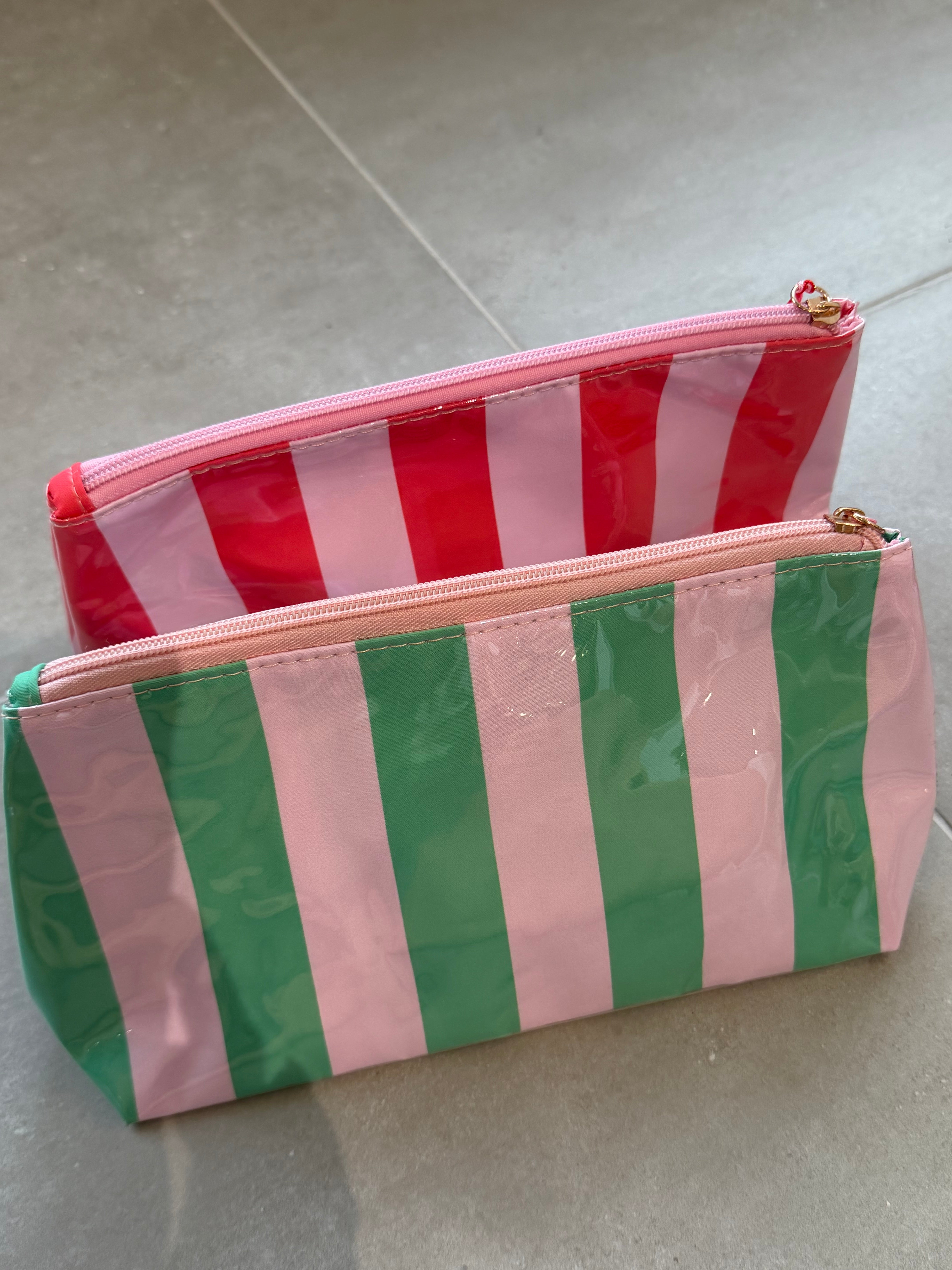 Zipper Stripes Pouch