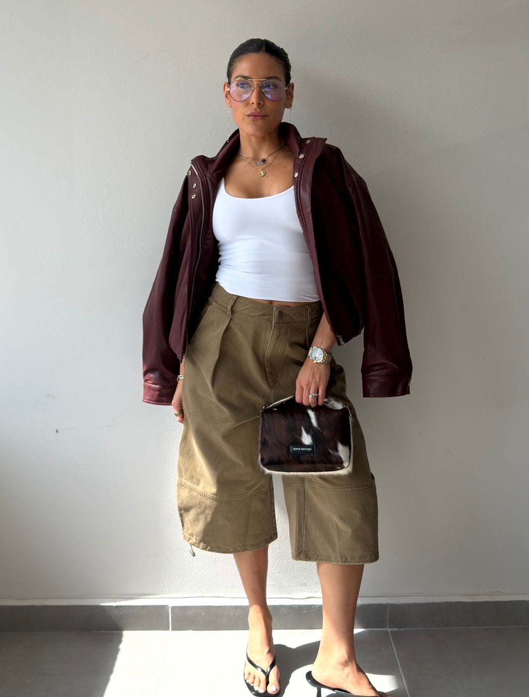 Khaki Bermuda Pants