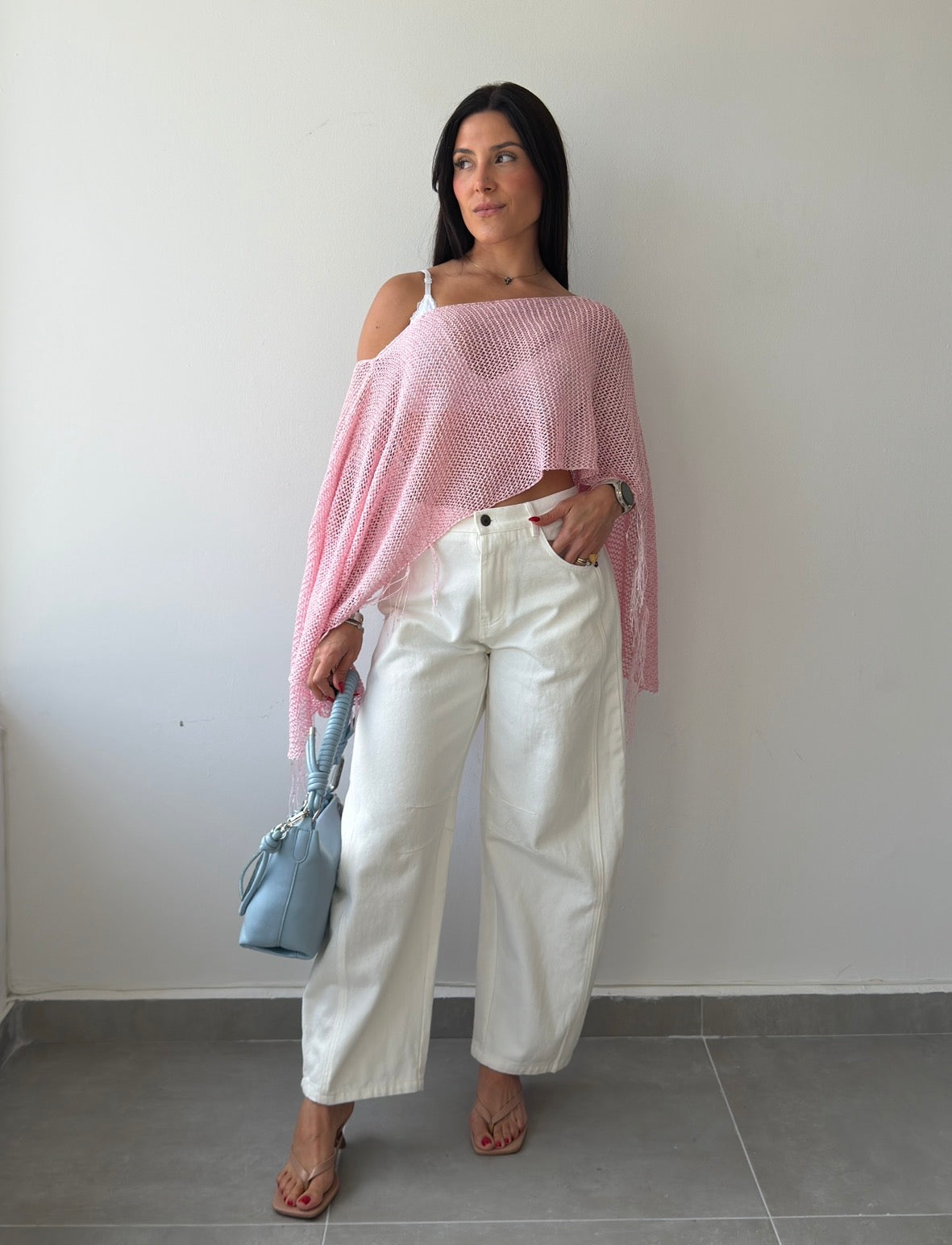 White Barrel Jeans