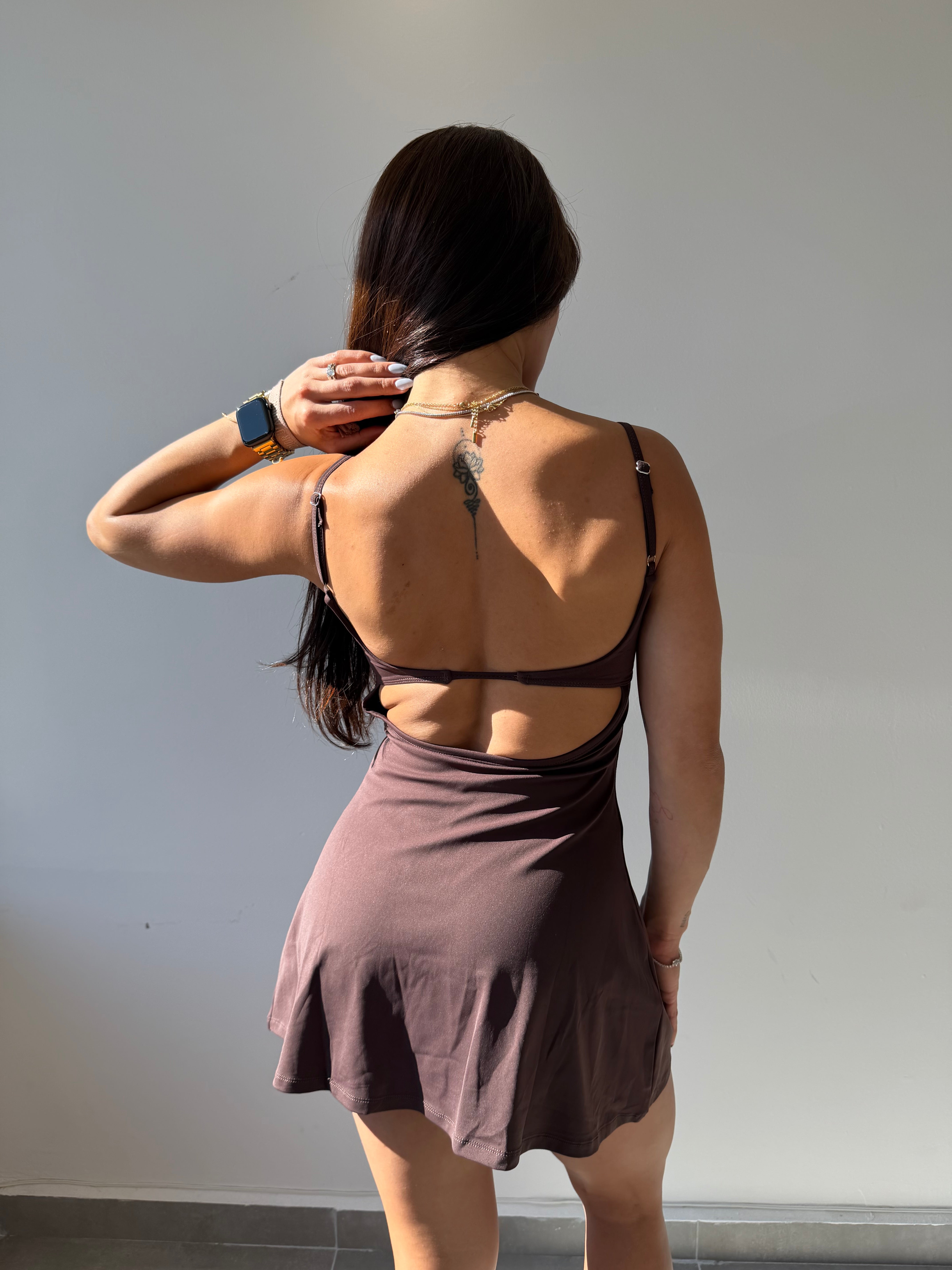 Espresso Romper Dress