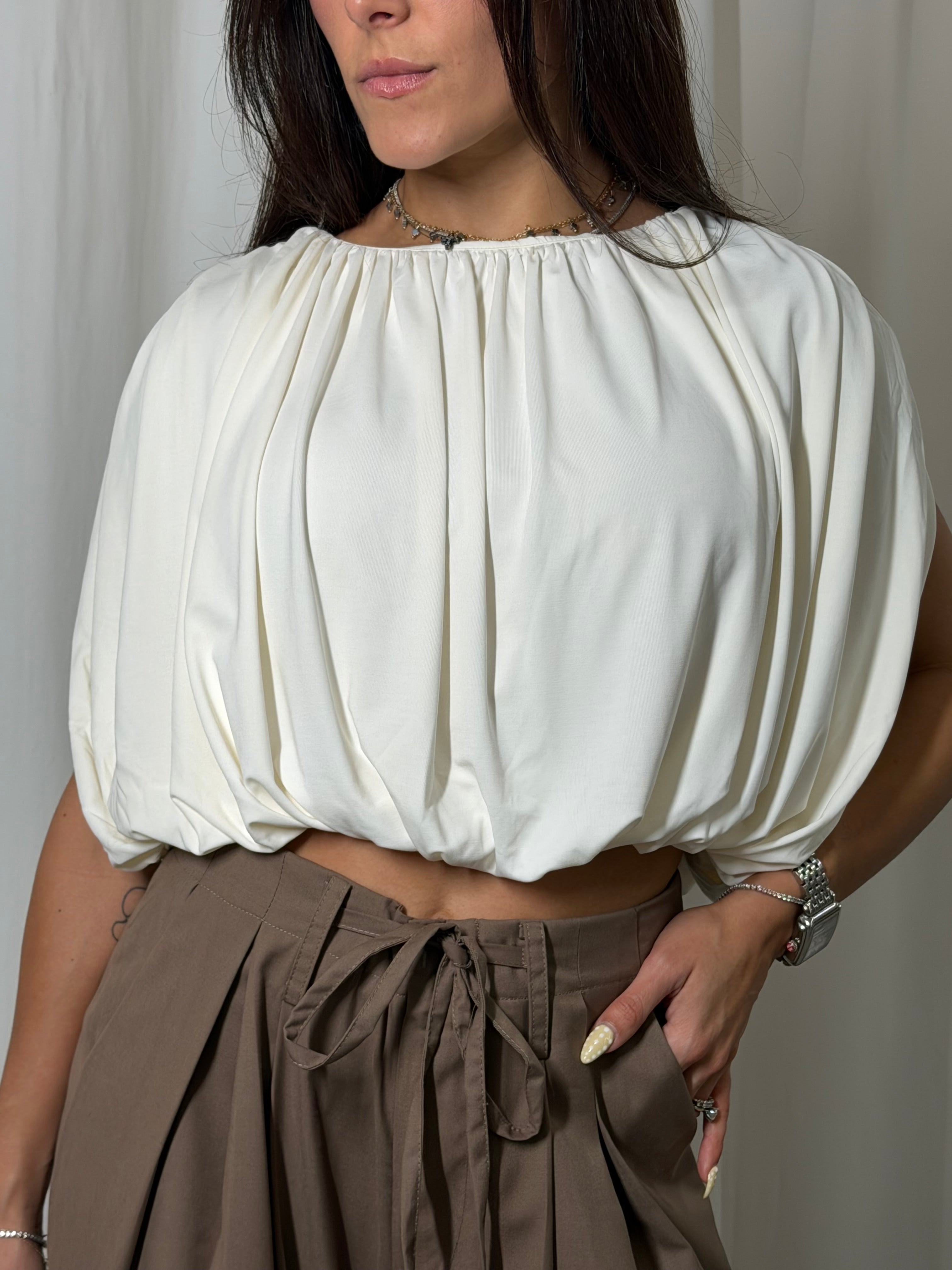 Ivory Bubble Top