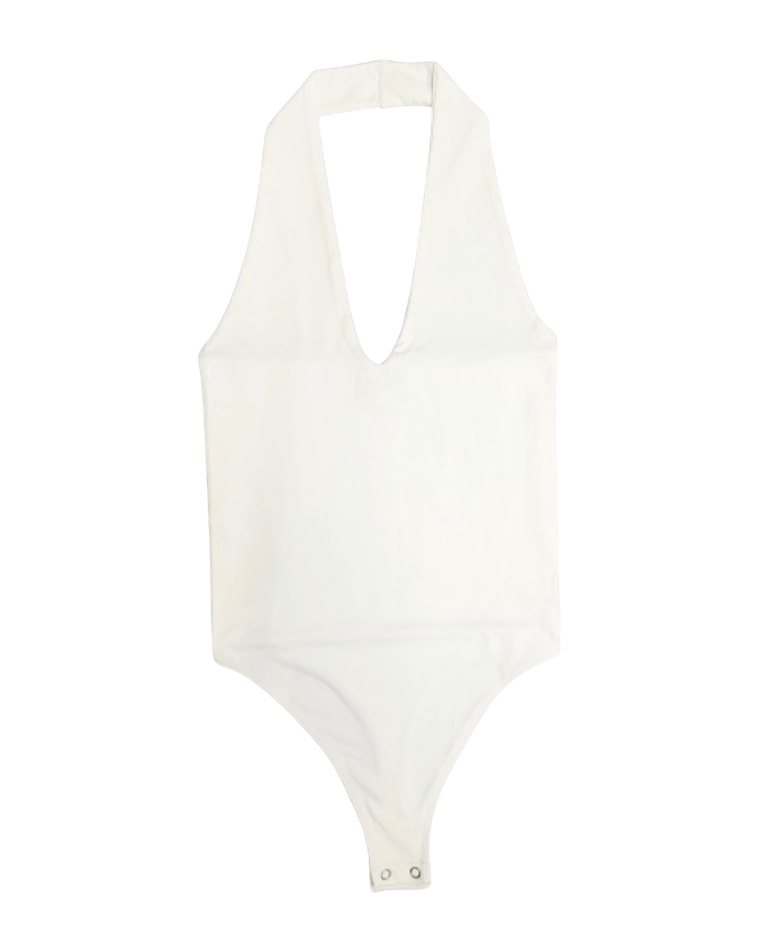 (White) Halter Bodysuit