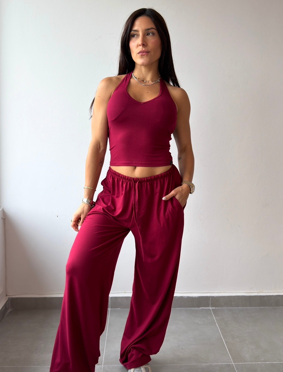 Burgundy Lounge Set