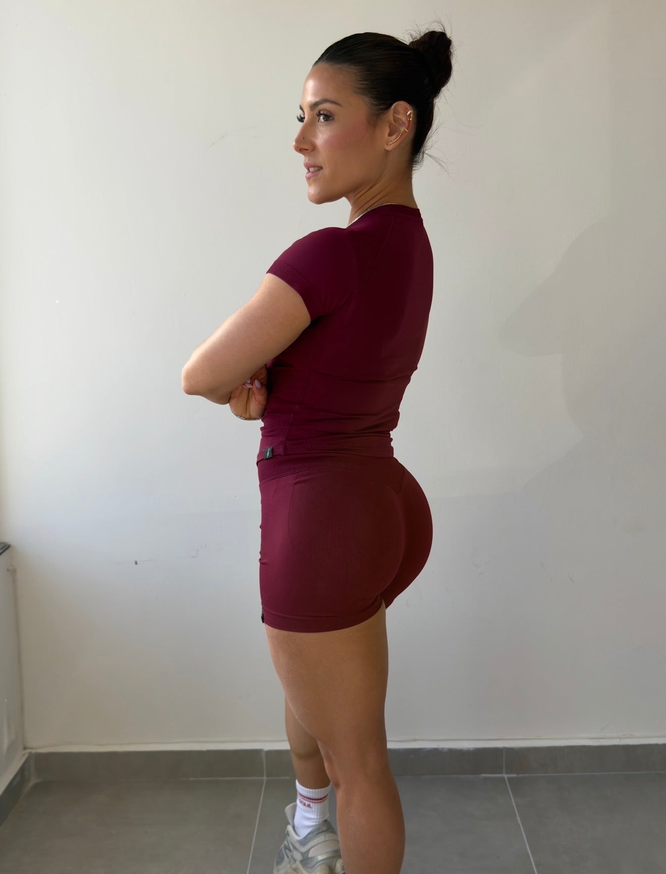 Berry Seamless Short Set