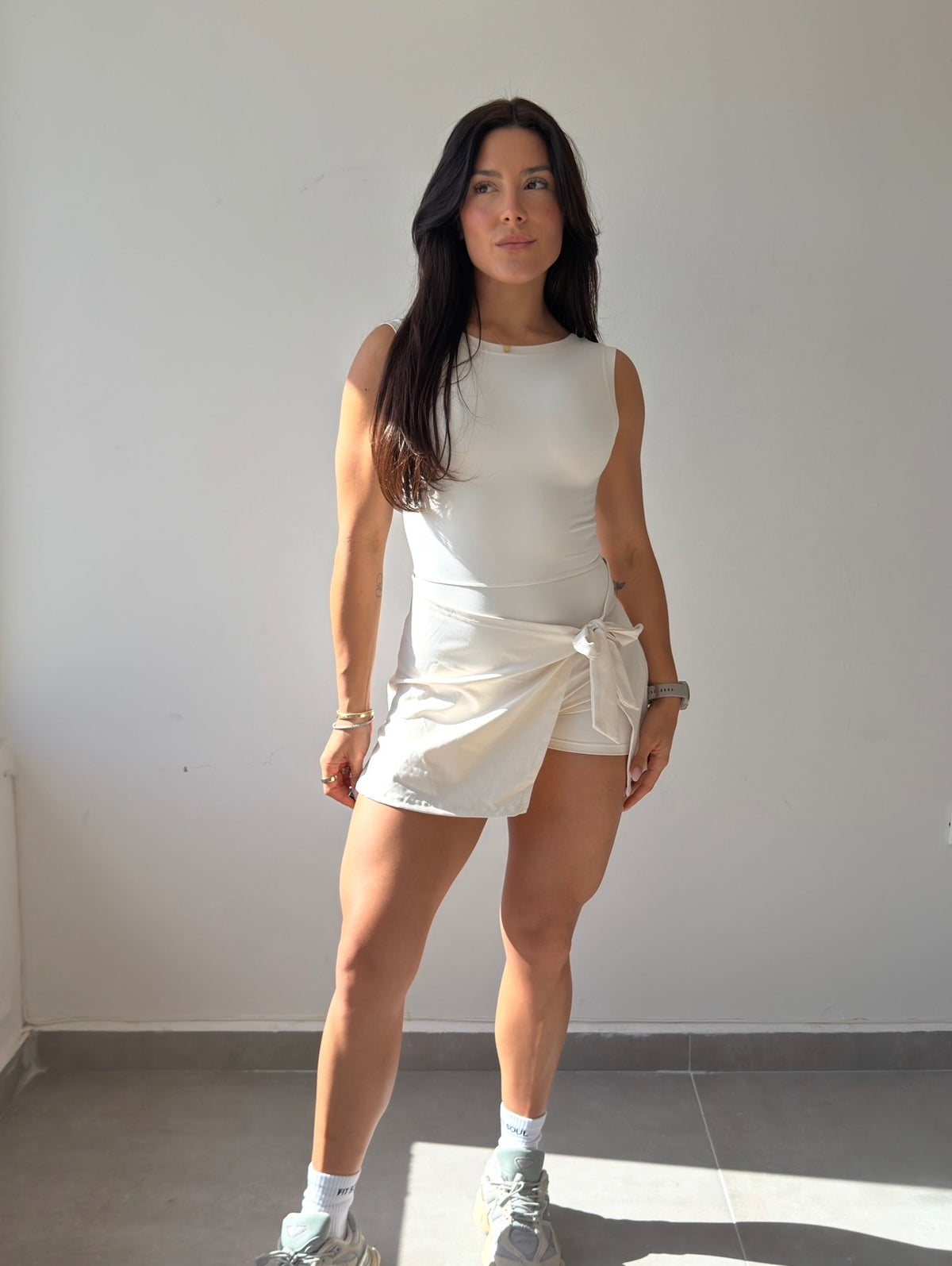 Ivory Romper Dress