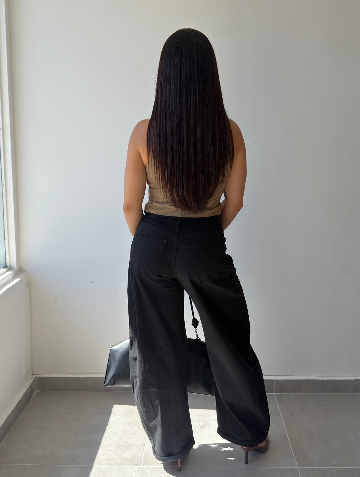 Black Barrel Jeans