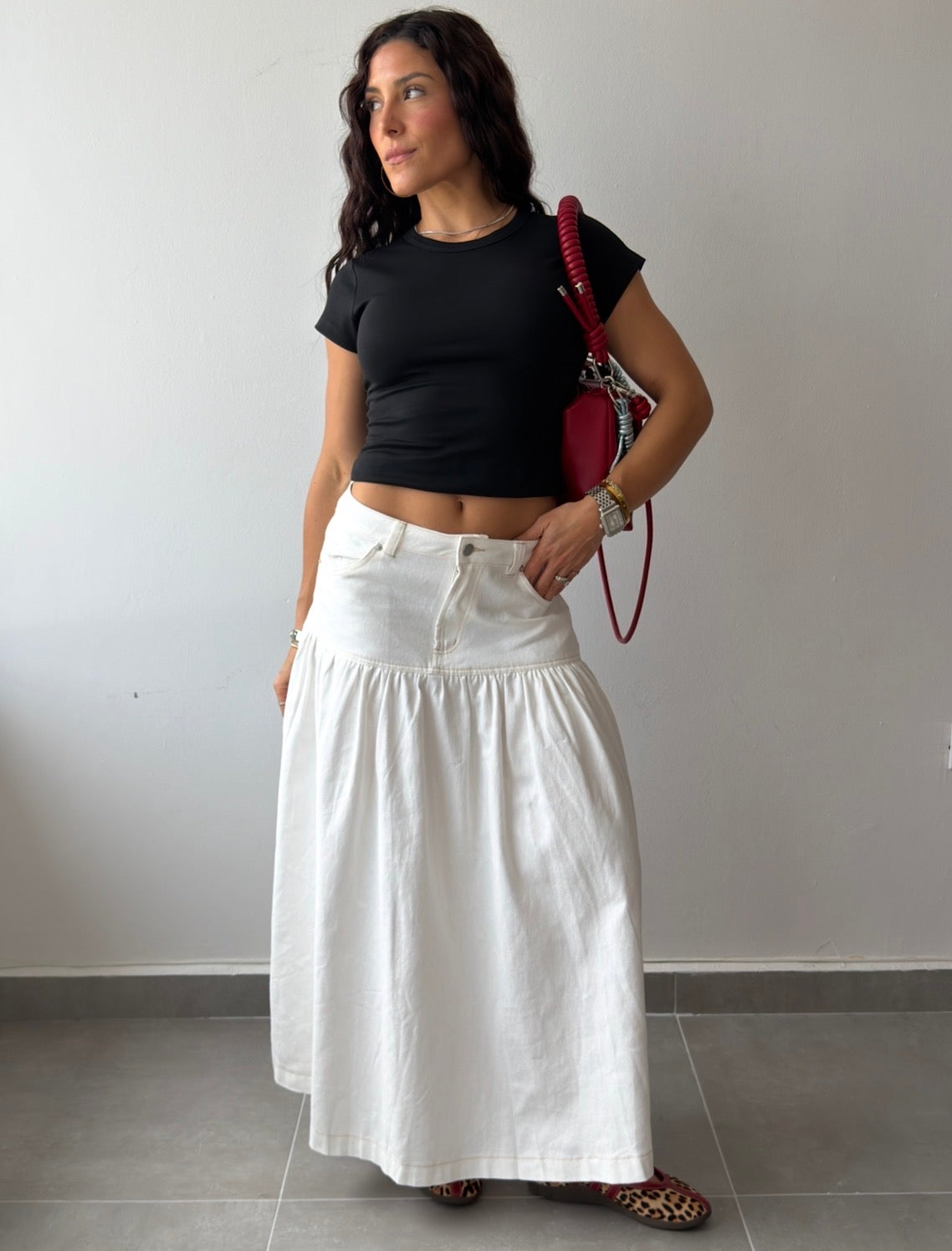 Black Basic Fitted Shirt