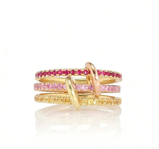 Pink Layered Ring