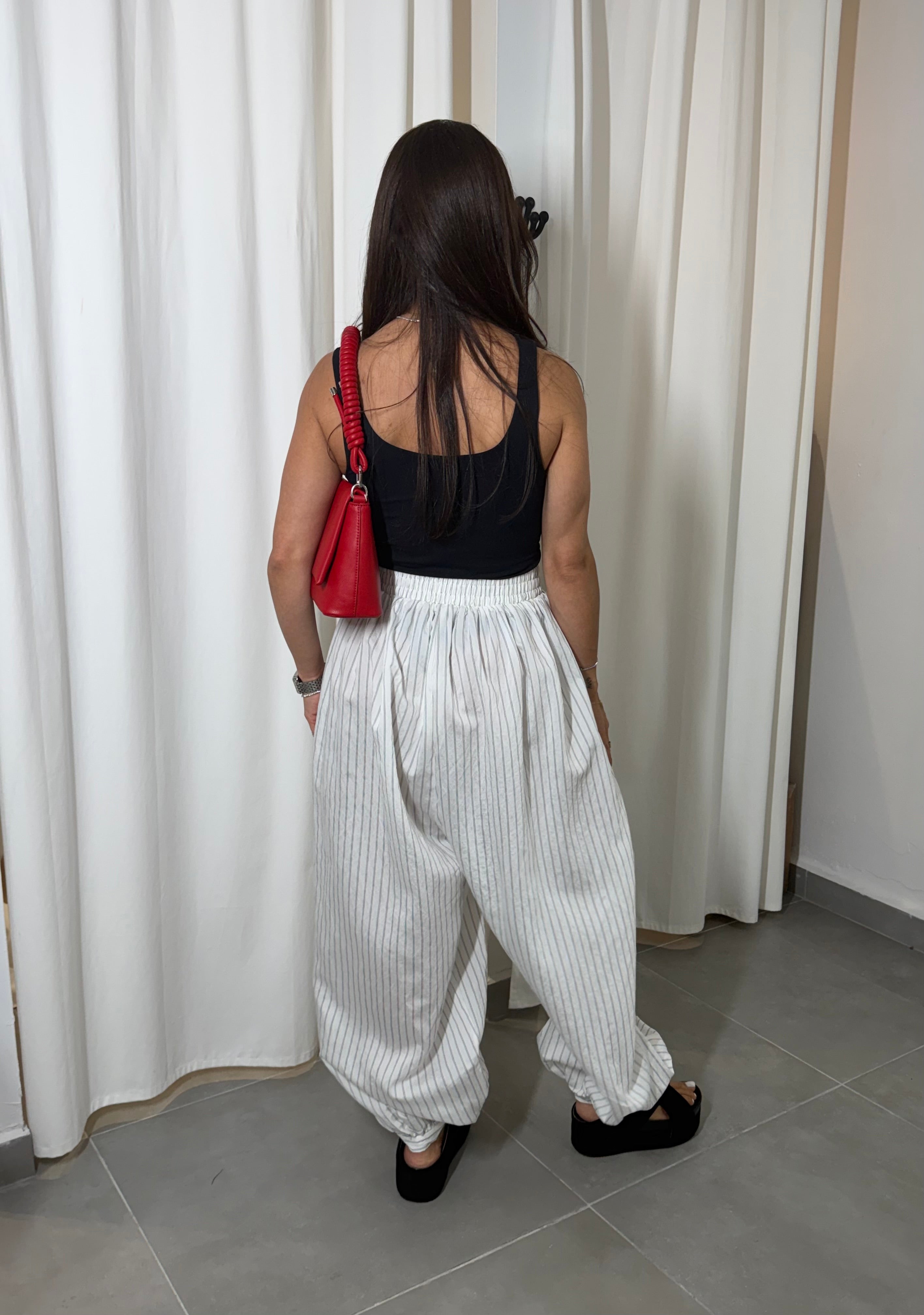 Pinstripes Balloon Pant