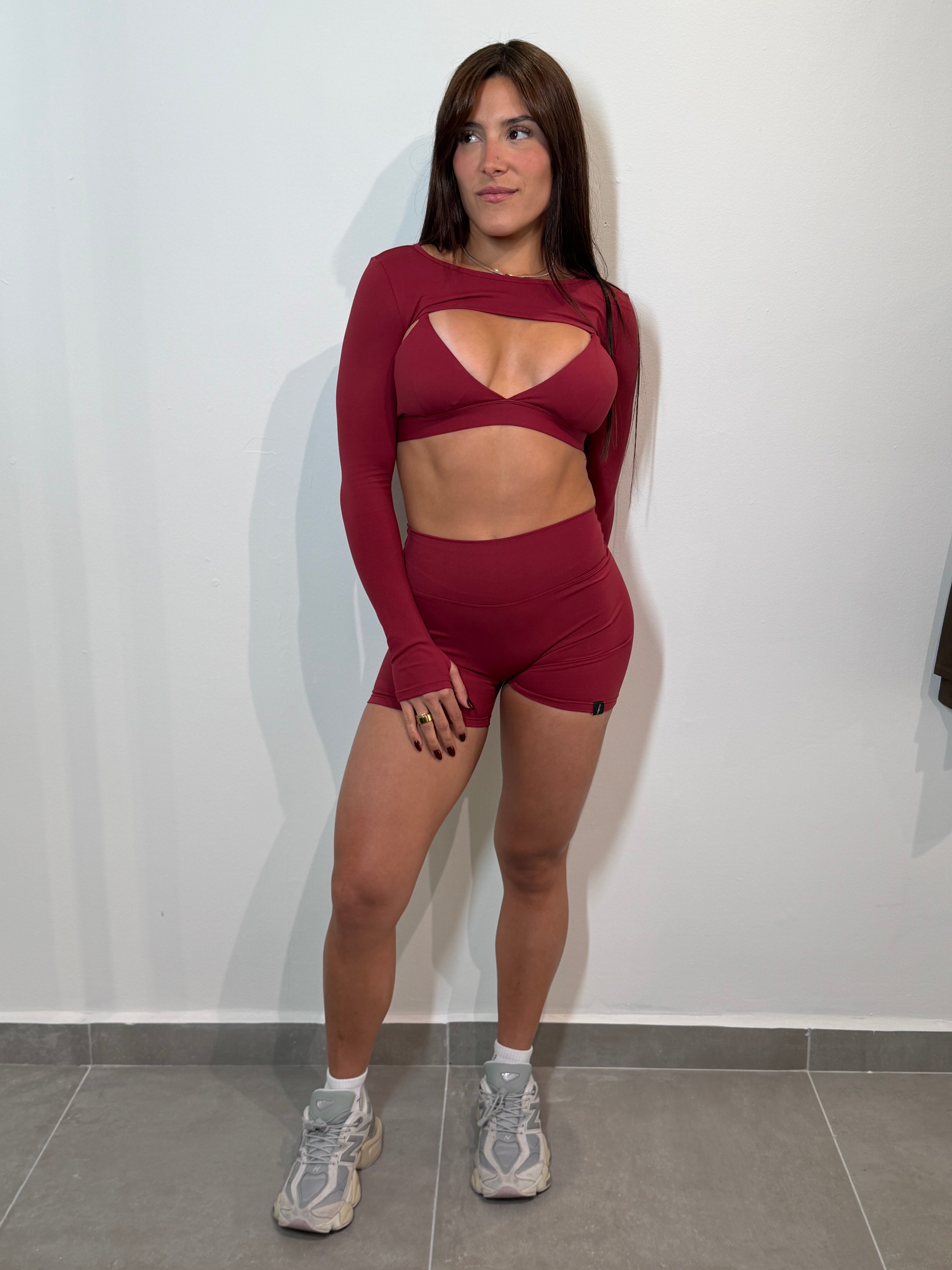 Cherry 3 Piece Short Set