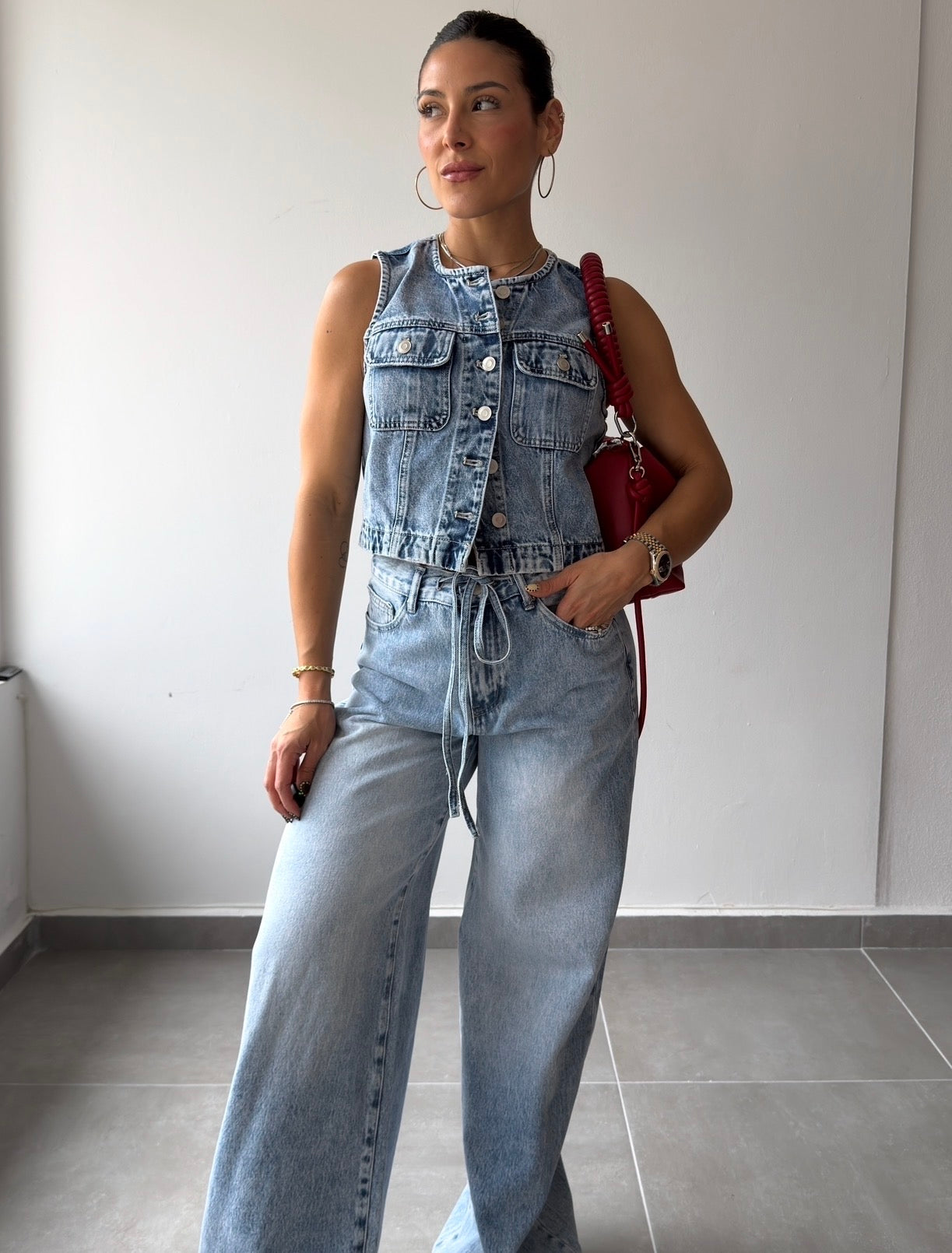 Light Denim Set