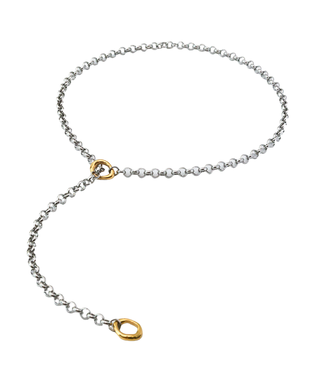 Two Tone Adjustable Necklace