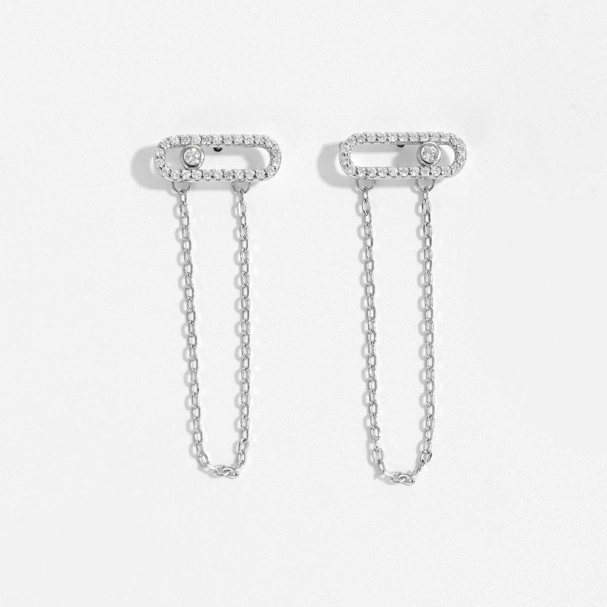 Dot Chain Earrings
