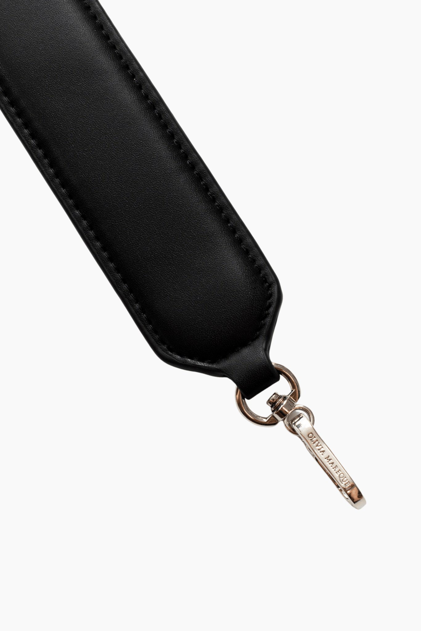 Cadena Piel Plana 'Hombro'-Negro
