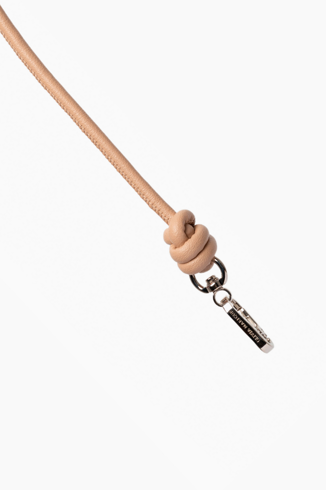 Cadena Piel Nudo 'Hombro'-Beige