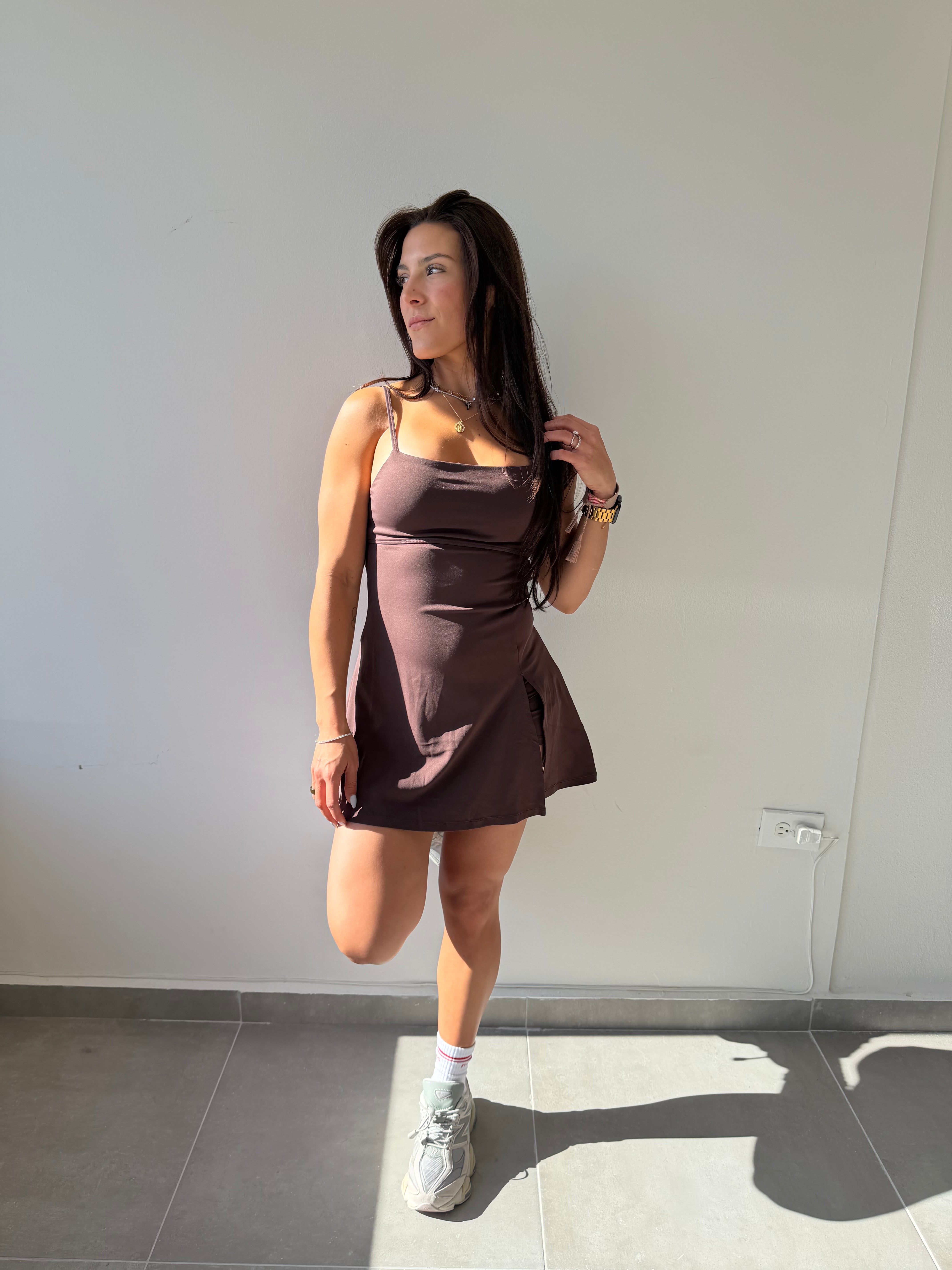 Espresso Romper Dress