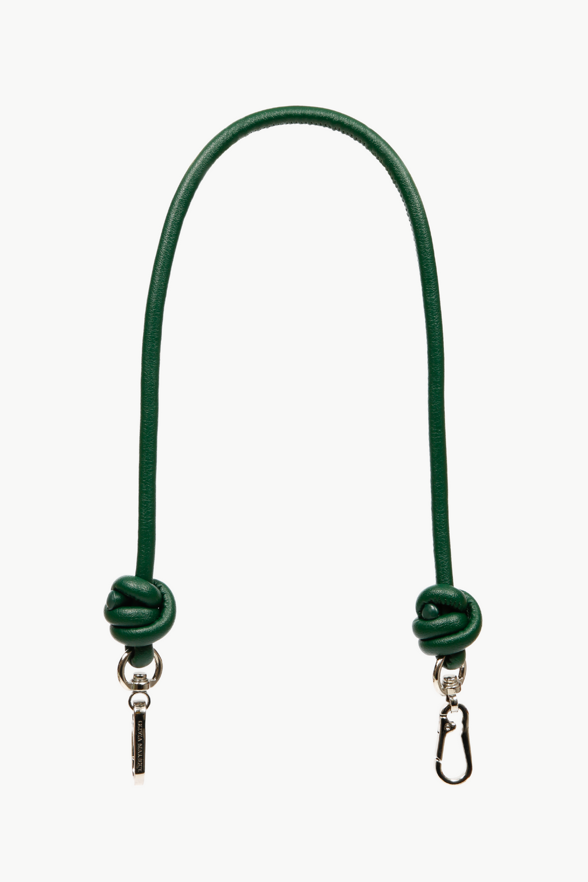 Cadena Piel Nudo 'Hombro'-Verde Oscuro