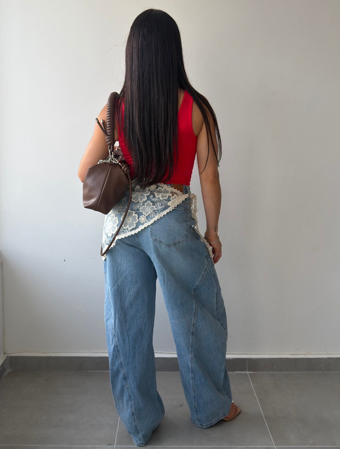 Med Blue Barrel Jeans
