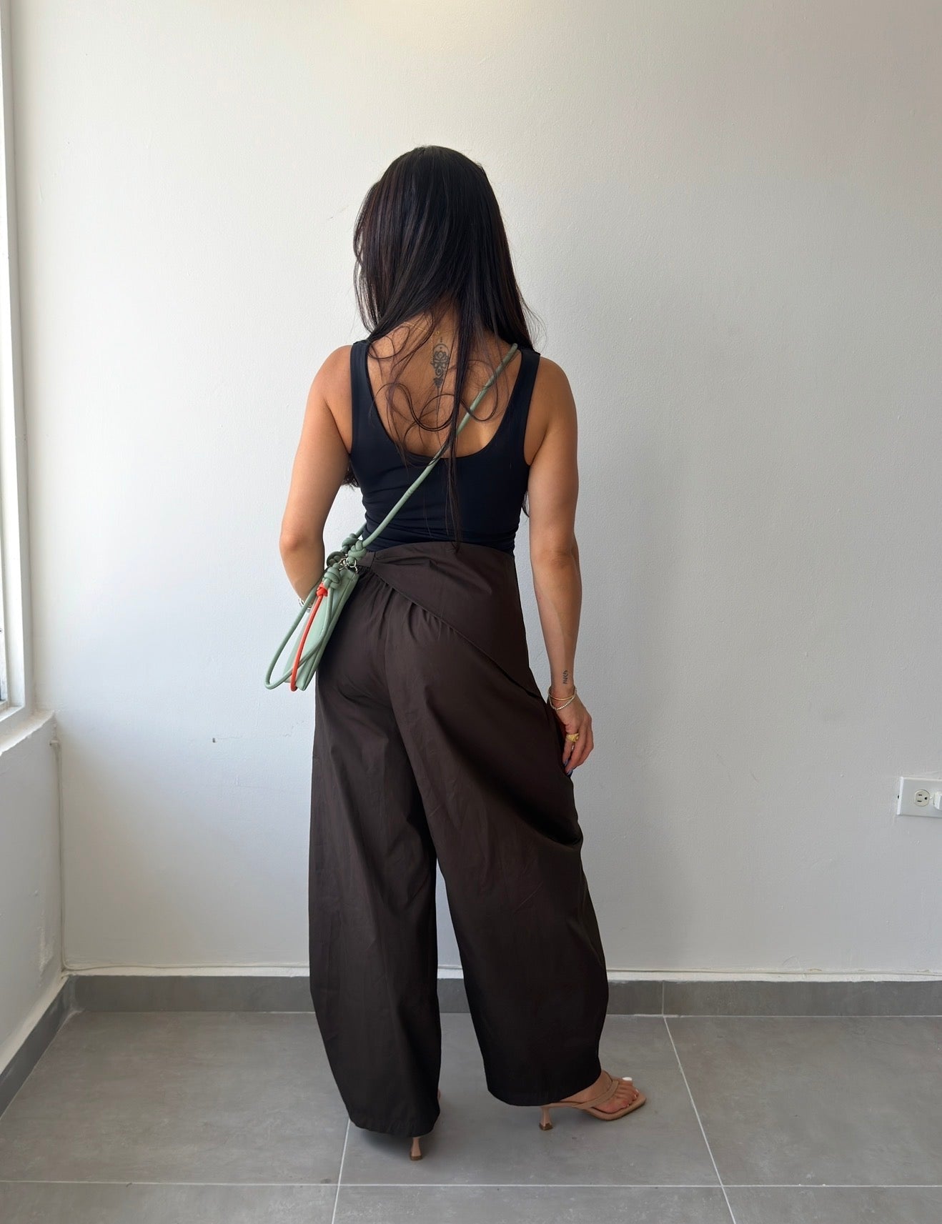 Sarong Barrel Pant (Espresso)