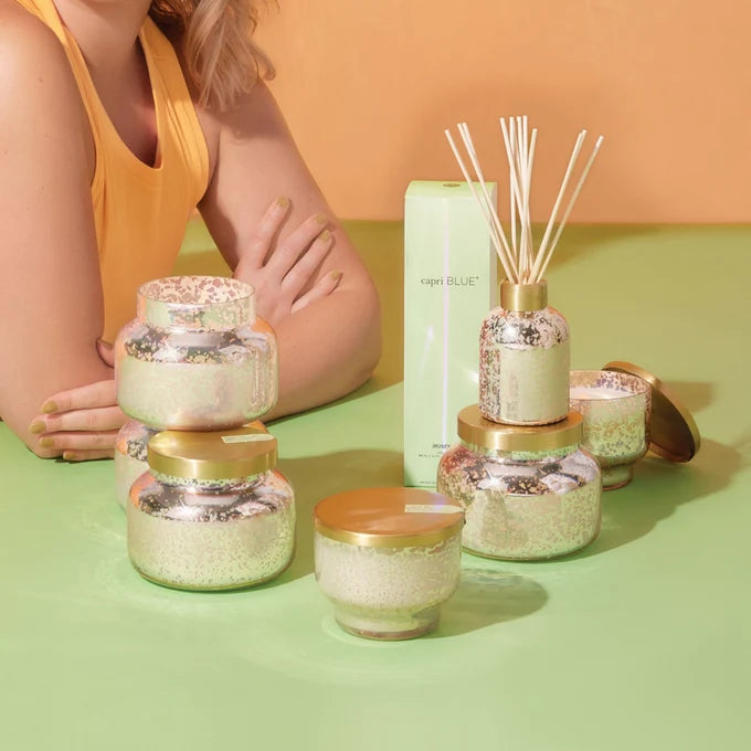 Capri Blue 5.7 Oz Petite Reed Diffuser - Honeydew Crush