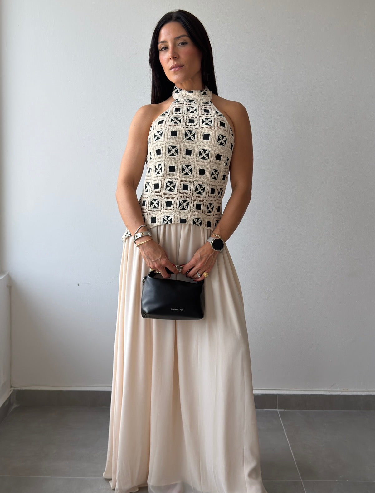 Crochet Detail Dress
