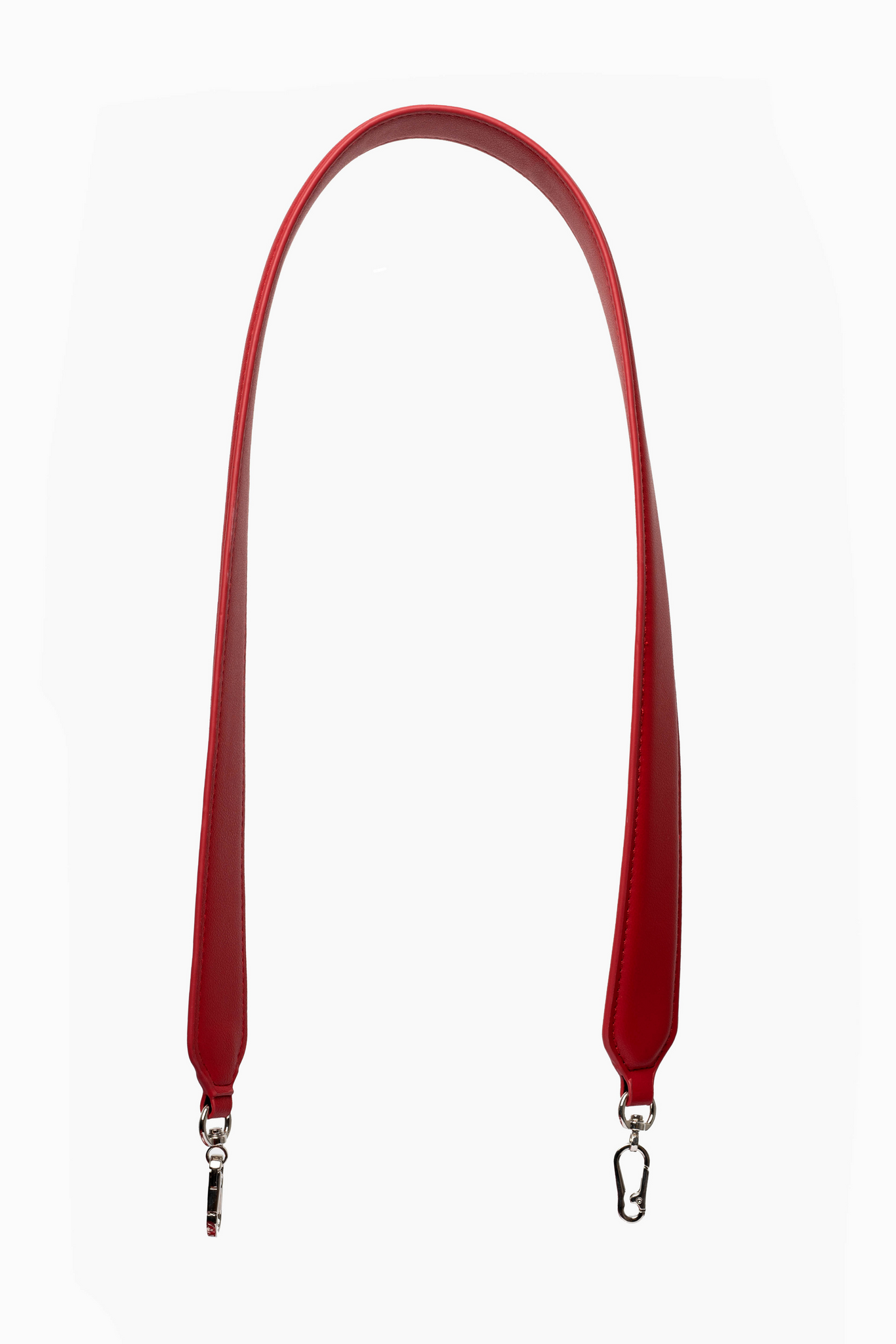 Cadena Piel Plana 'Crossbody'-Rojo