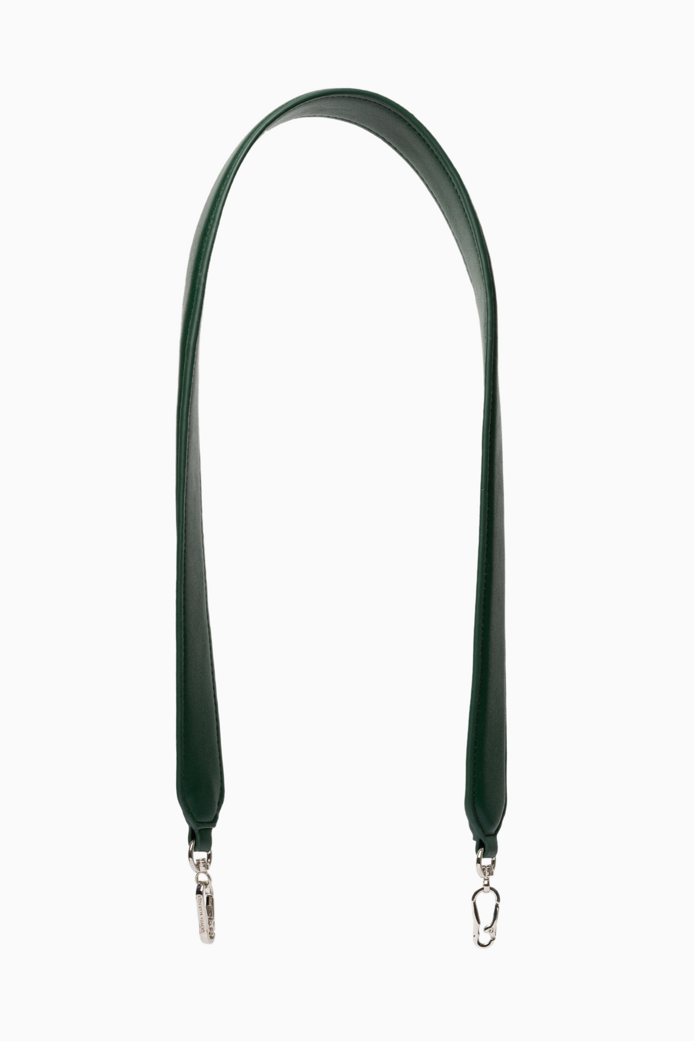 Cadena Piel Plana 'Crossbody'-Verde Oscuro