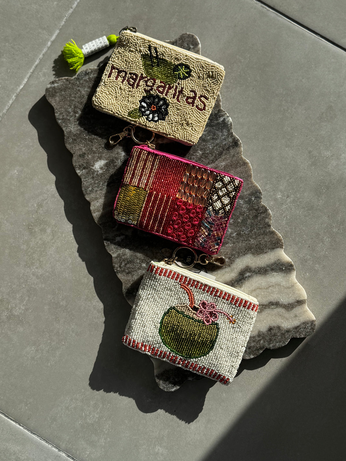 Mini Beaded Pouch