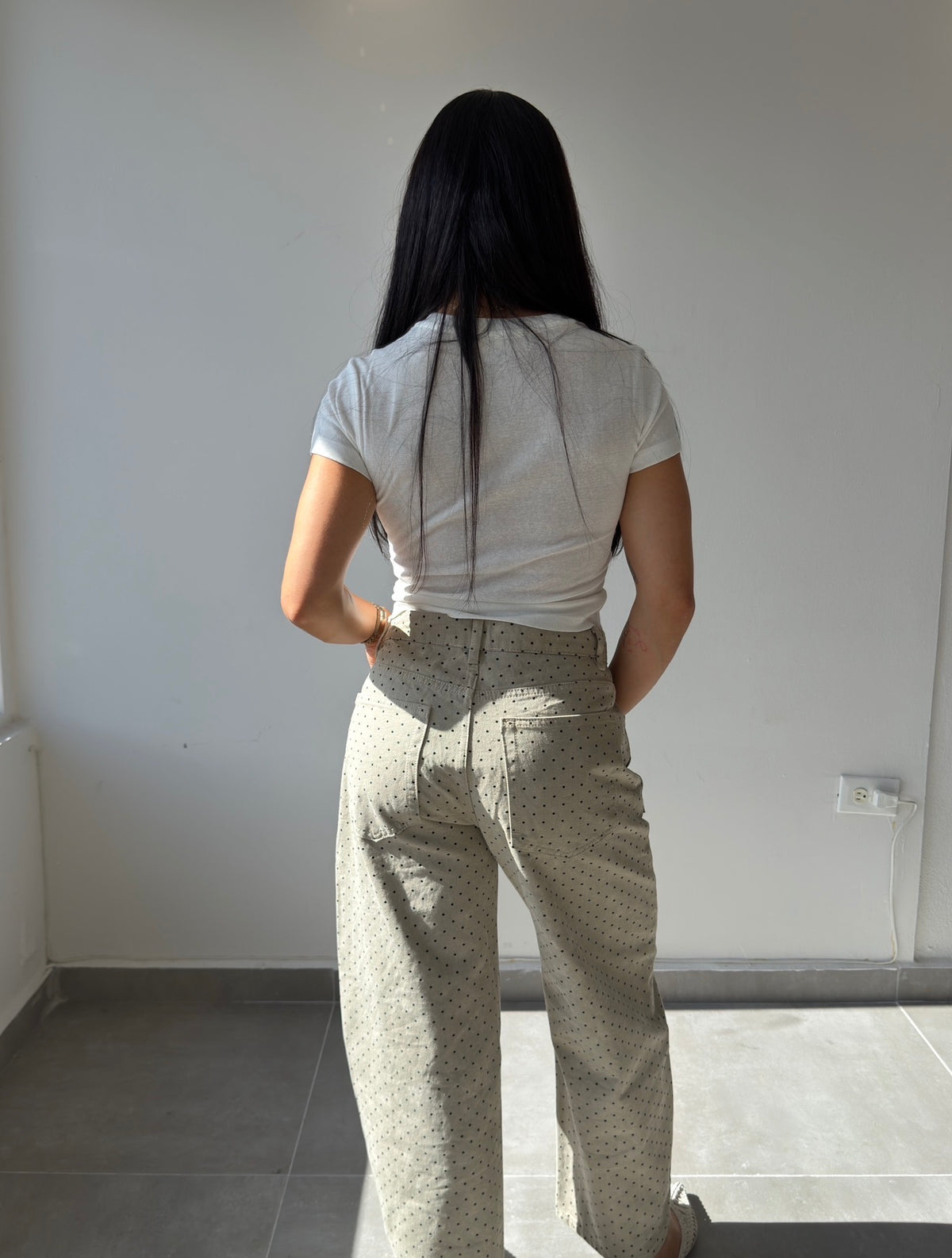Polka Barrel Pants
