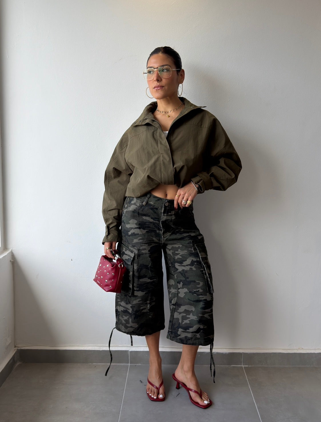 Camo Cargo Jorts